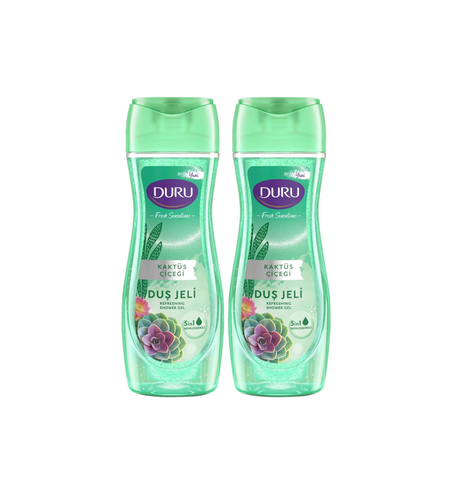 Duru Fresh Sensations Cactus Flower Shower Gel 2x450ml - Buy Online on GoSupps.com