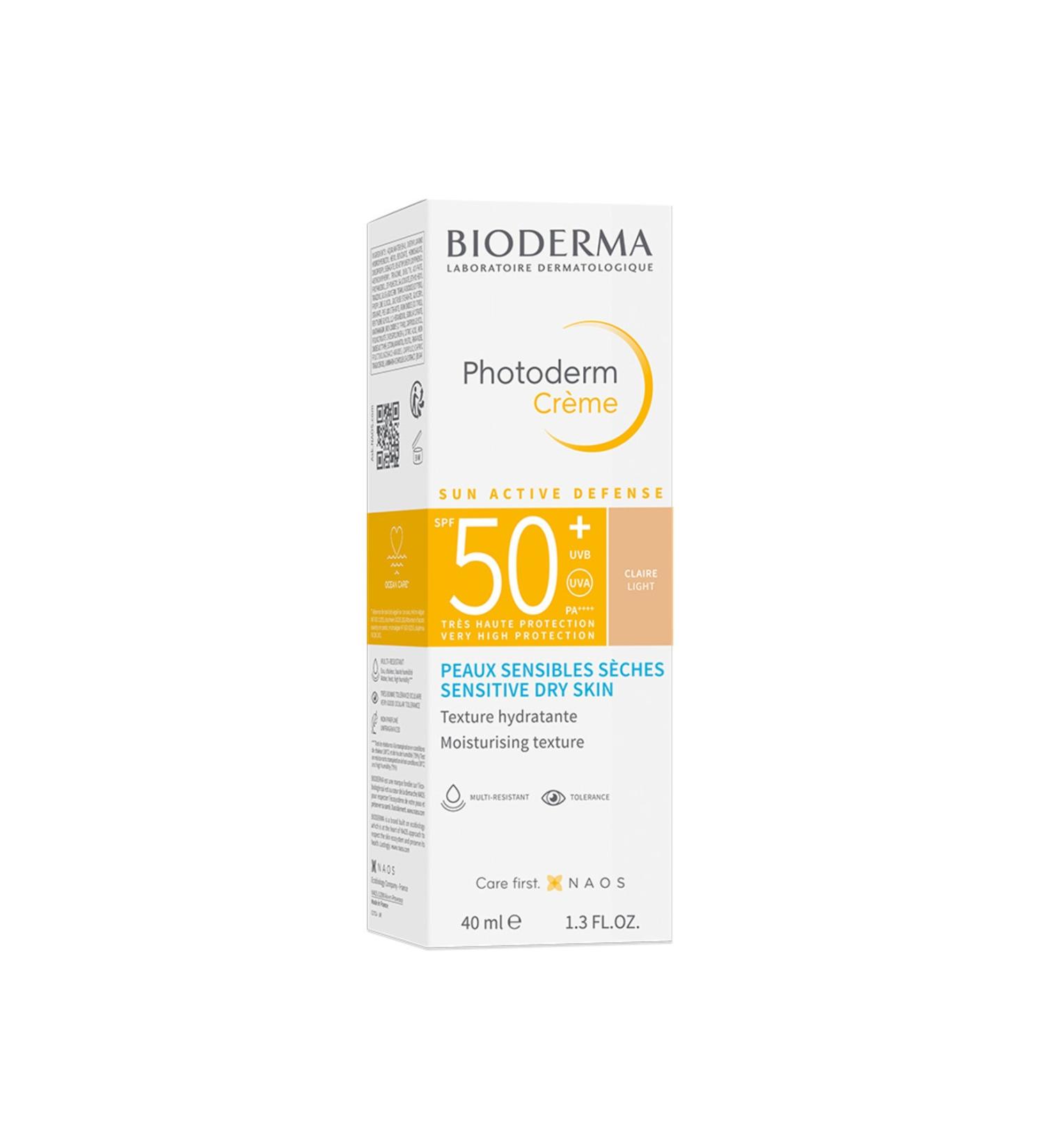 Bioderma Photoderm Cream Light Spf50+ Sunscreen 40 Ml