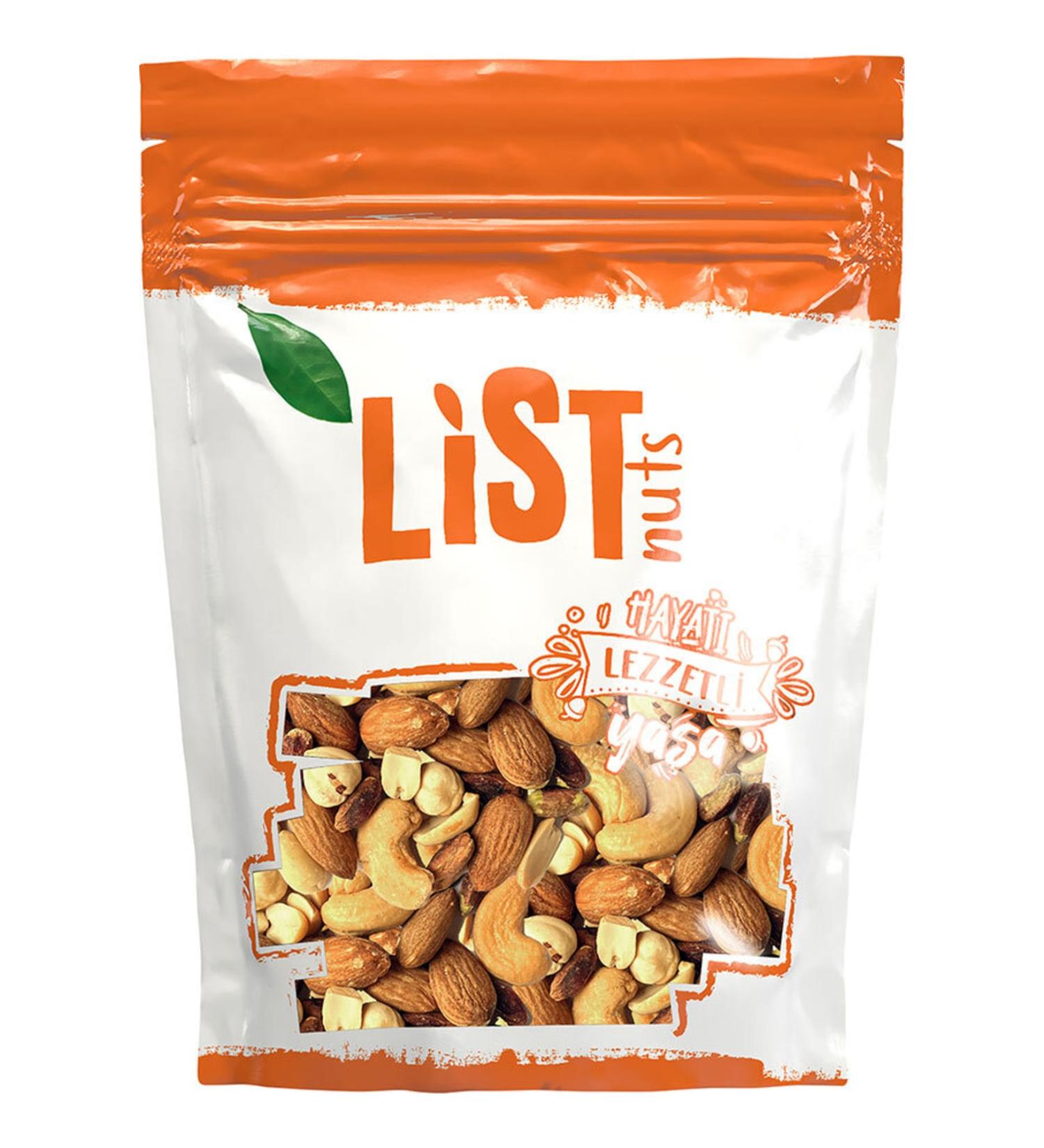 List Nuts Roasted Luxury Mixed Nuts 500 G