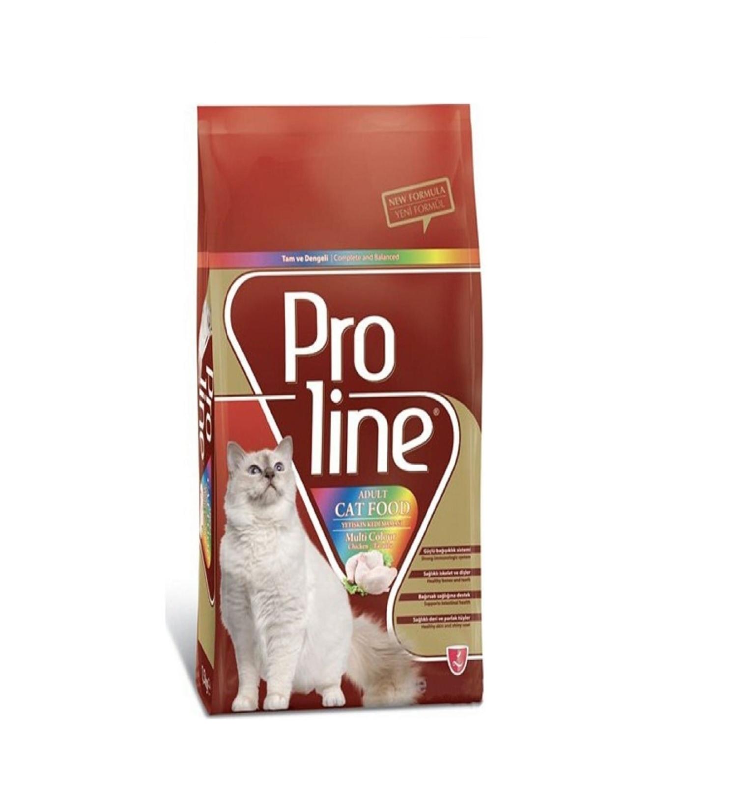 Proline Cat Multicolor Adult Chicken Adult Colored Cat Food 1.5 Kg