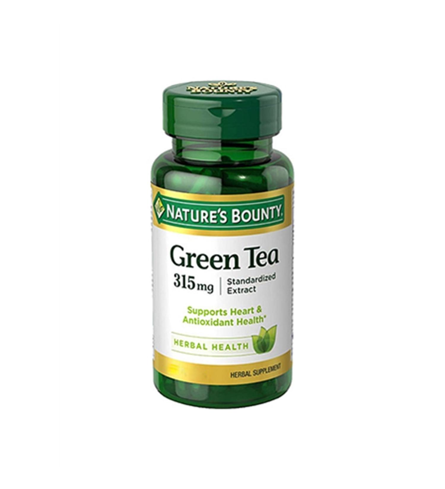 Natures Bounty Green Tea 315 Mg 60 Capsules (nby101)