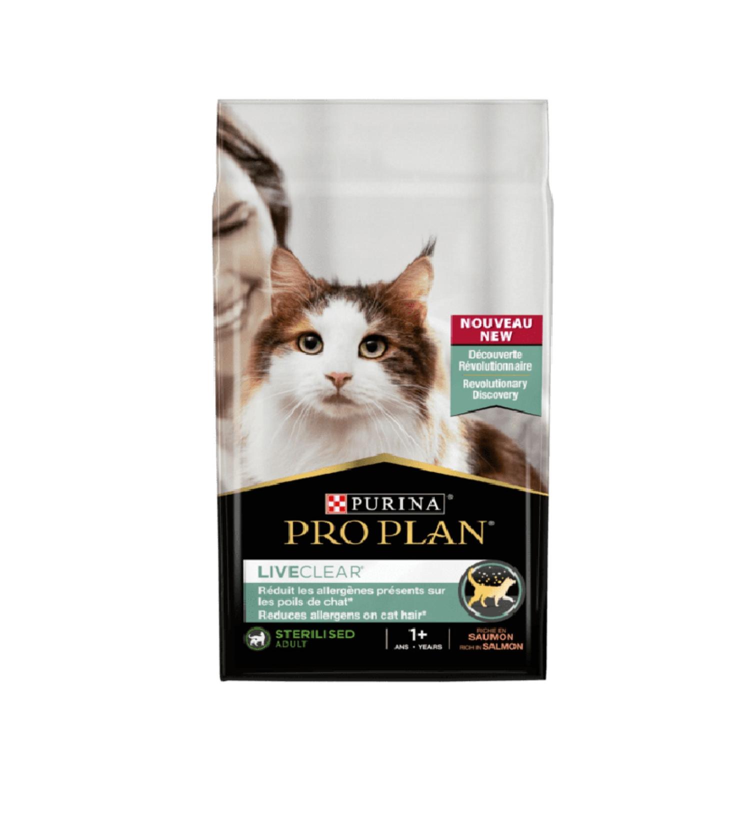 Pro Plan Liveclear Sterilized Salmon Sterilized Cat Food 1.4 Kg.