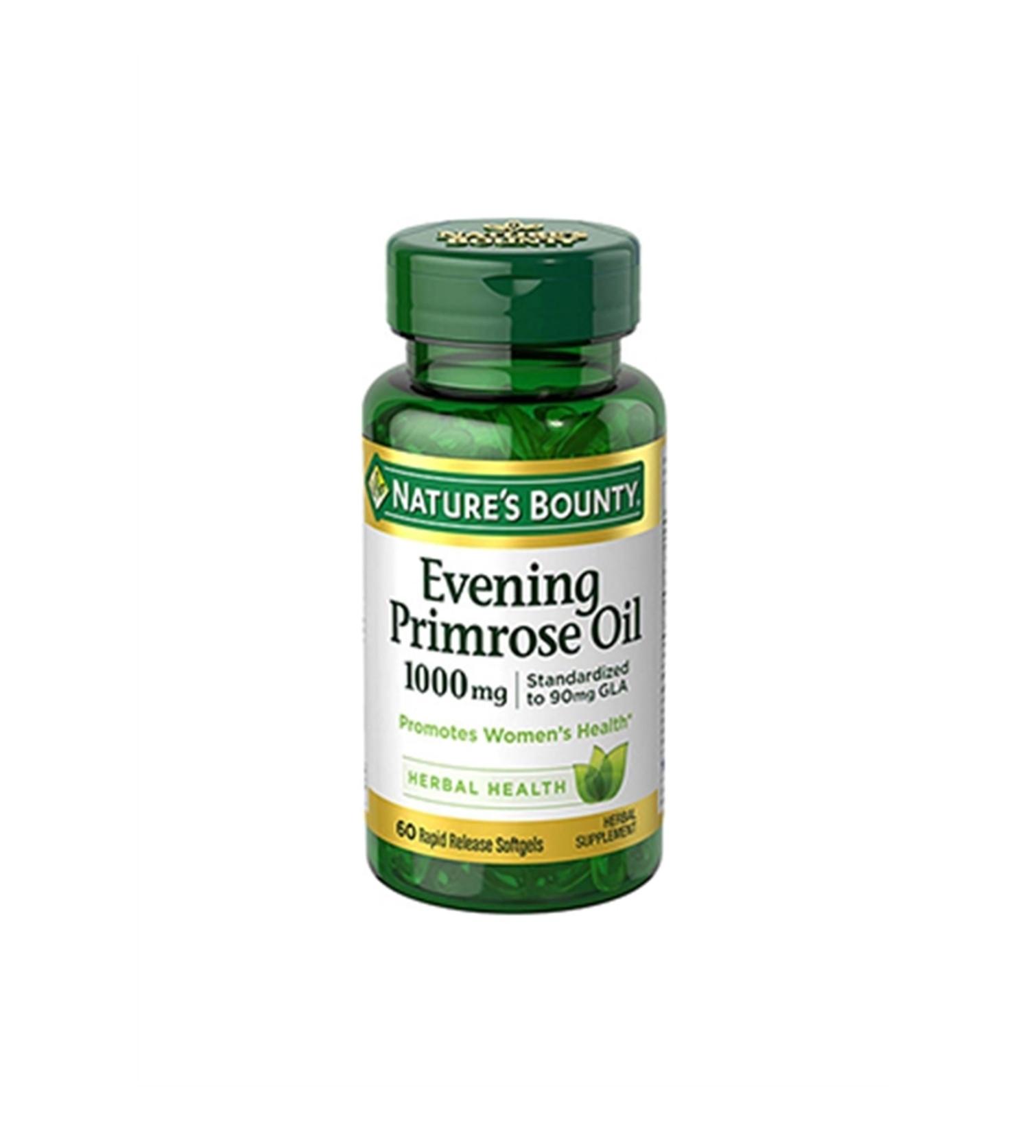 Natures Bounty Evening Primrose Oil 1000mg 60 Softgels