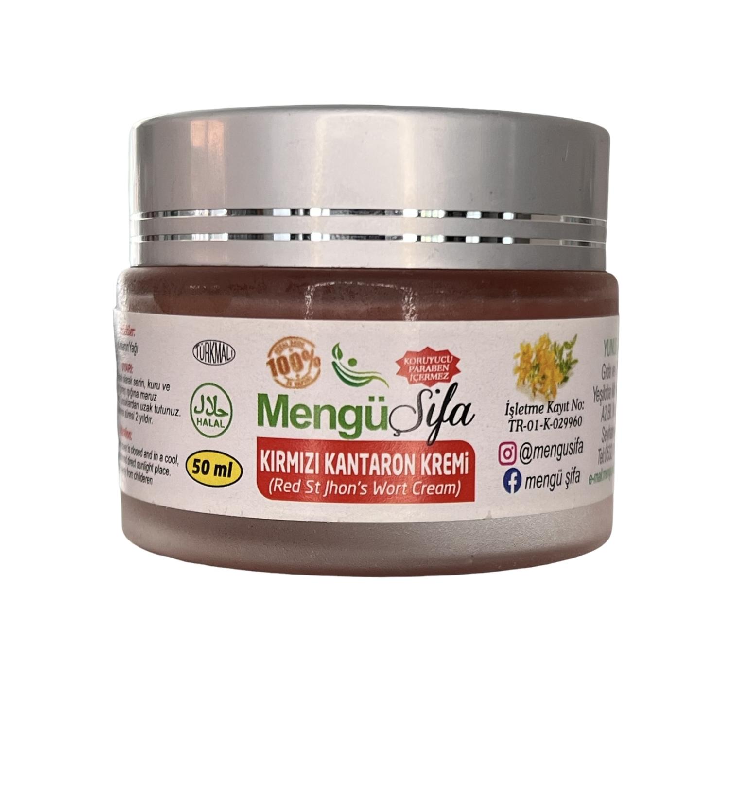 Meng Healing Red St. John's Wort Cream Moisturizing - Repairing 50ml Hand-face-body