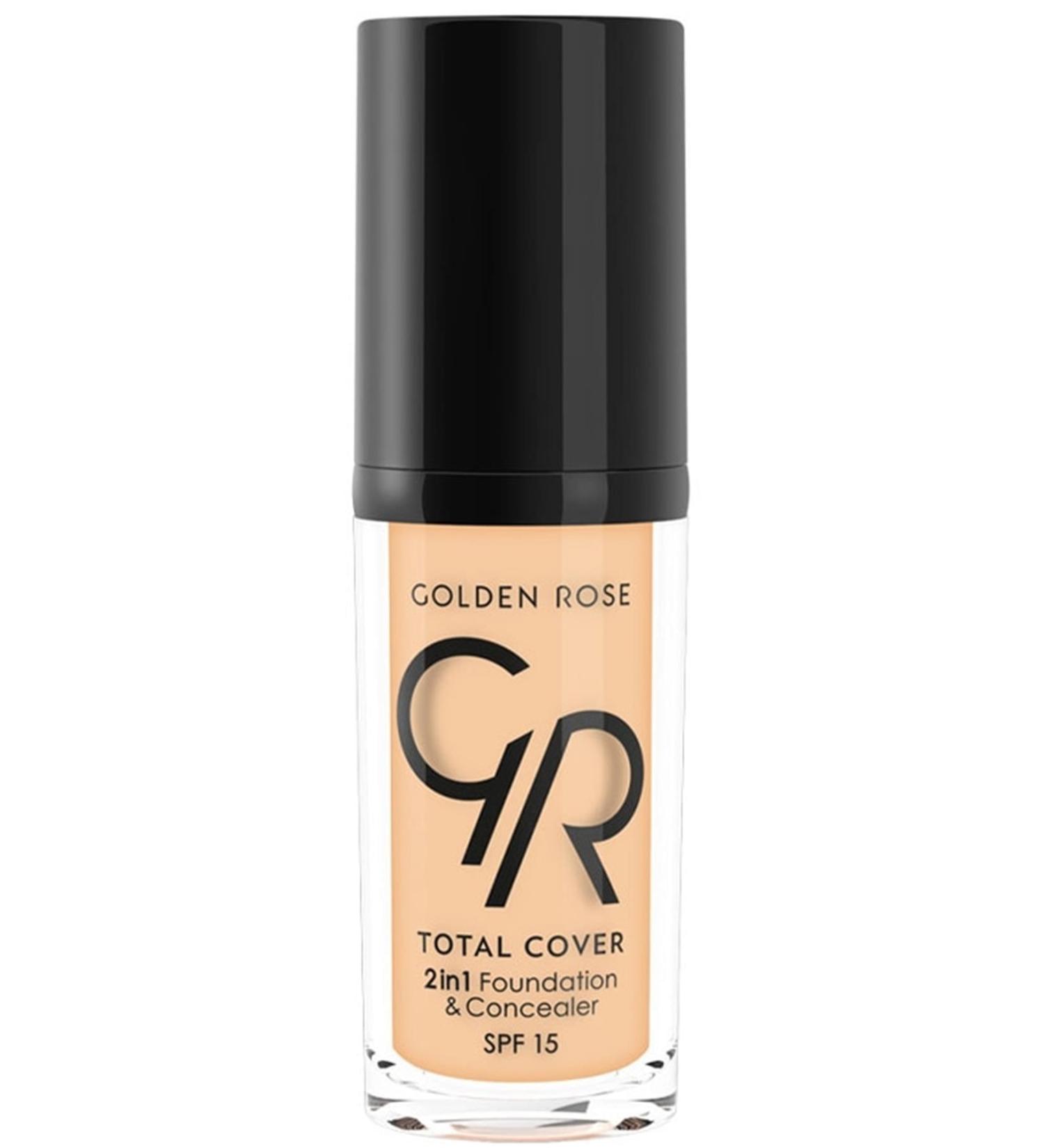 Golden Rose Total Cover 2in1 Foundation & Concealer 22