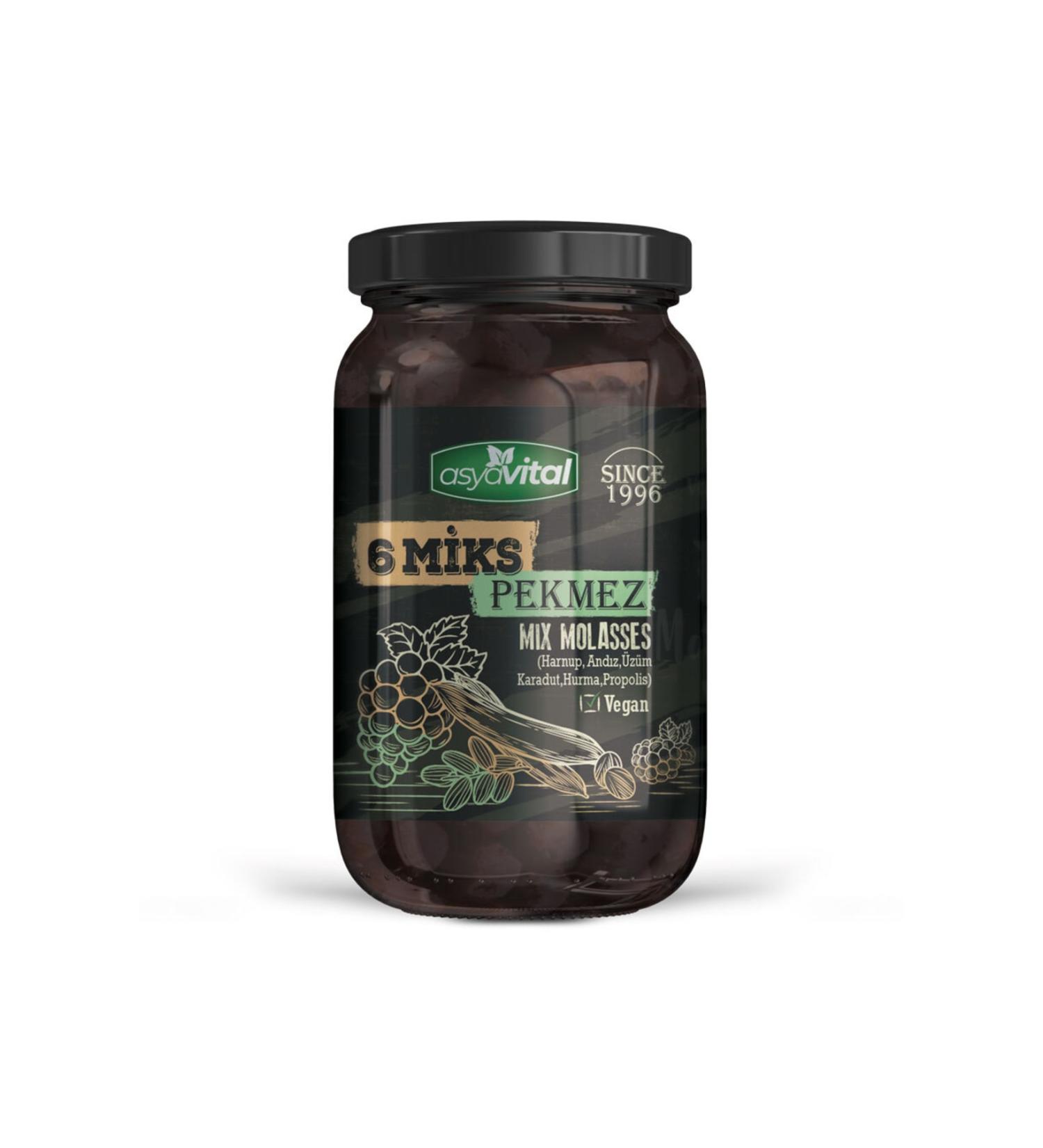 asyavital Asian Vital 6 Mix Molasses 800 gr