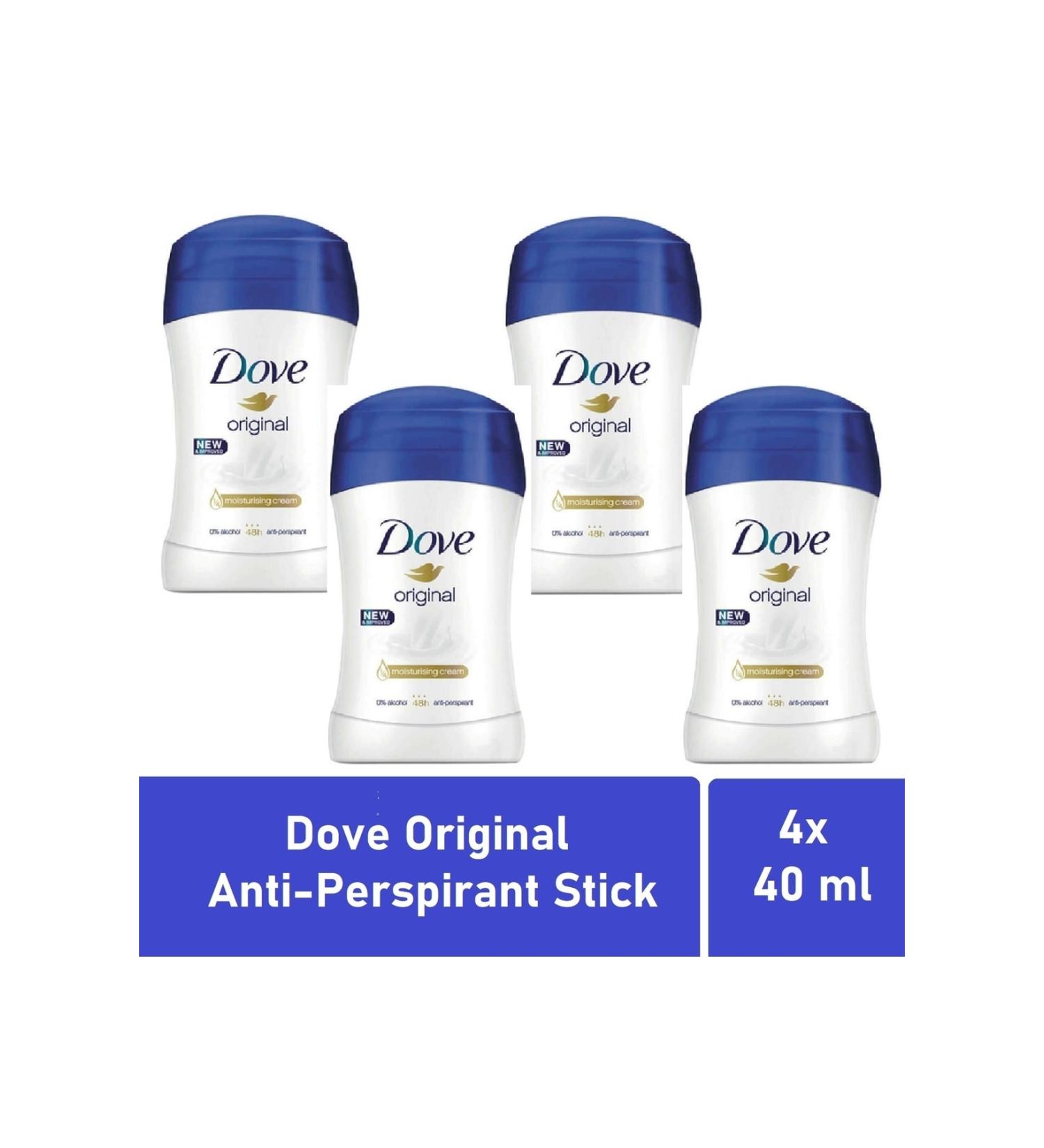 Dove Women Stick Deo Original 40 Ml - 4 Pcs Advantage Pack - Buy Online on GoSupps.com