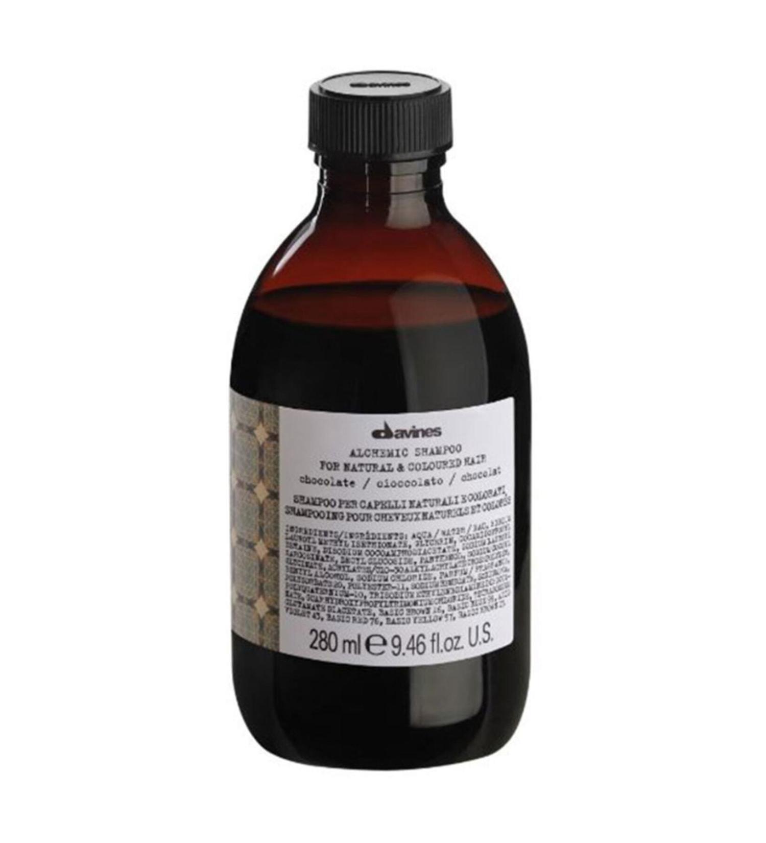 Davines Dark Hair Shampoo - Alchemic Chocolate 280ml. 8004608259039