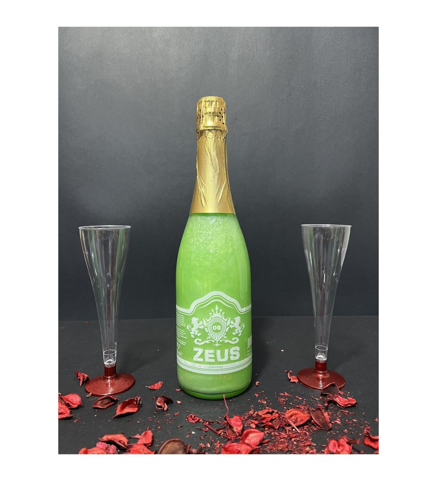 OS ZEUS Lime Mint Flavored and 2 Glasses