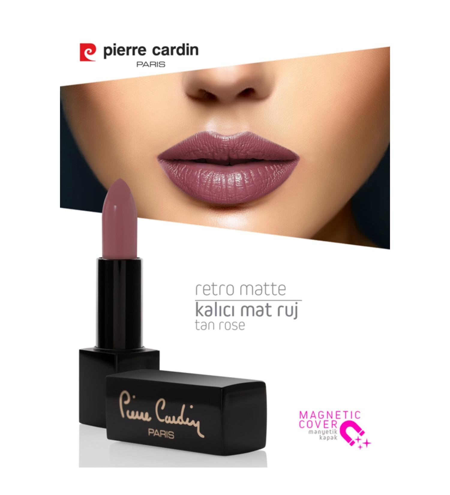 Pierre Cardin Retro Matte Lipstick - Tan Rose - 138