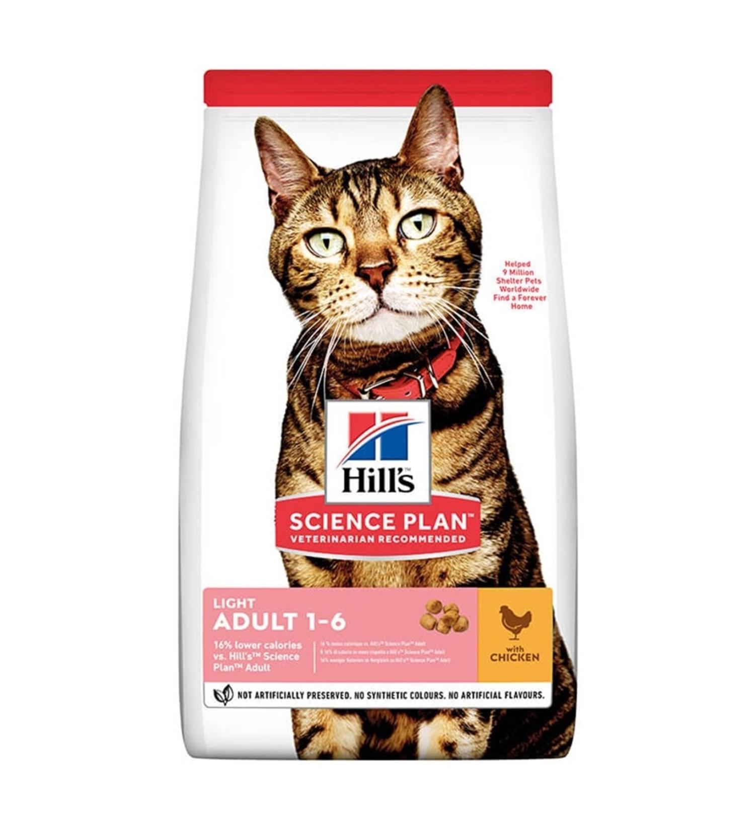 Hill's Hills Light Chicken Diet Adult Cat Food 3 Kg