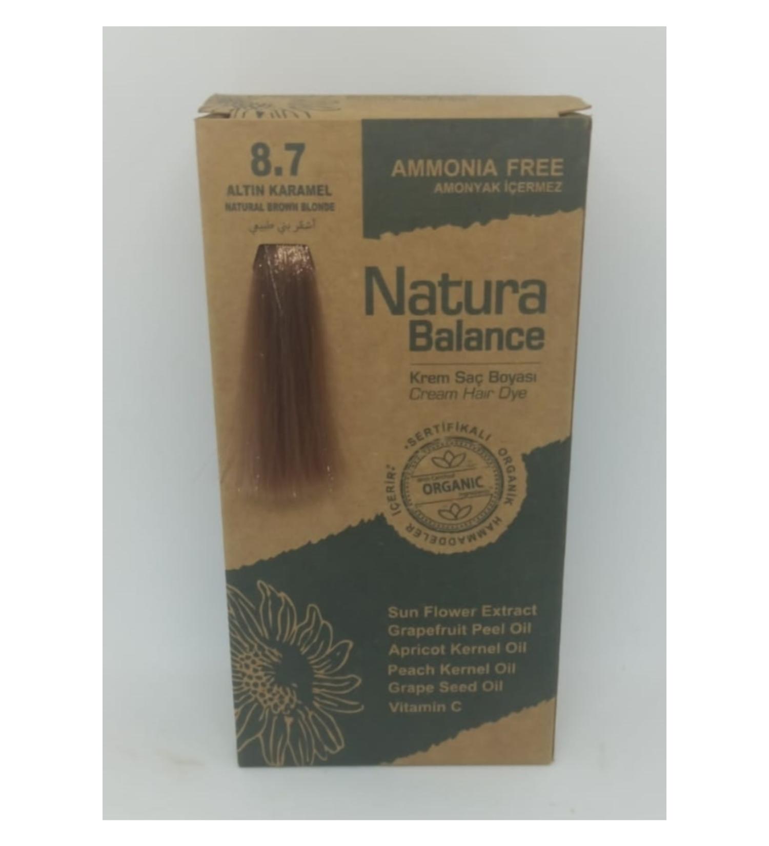 NATURABALANCE Natura Balance Organic Hair Color Set Golden Caramel