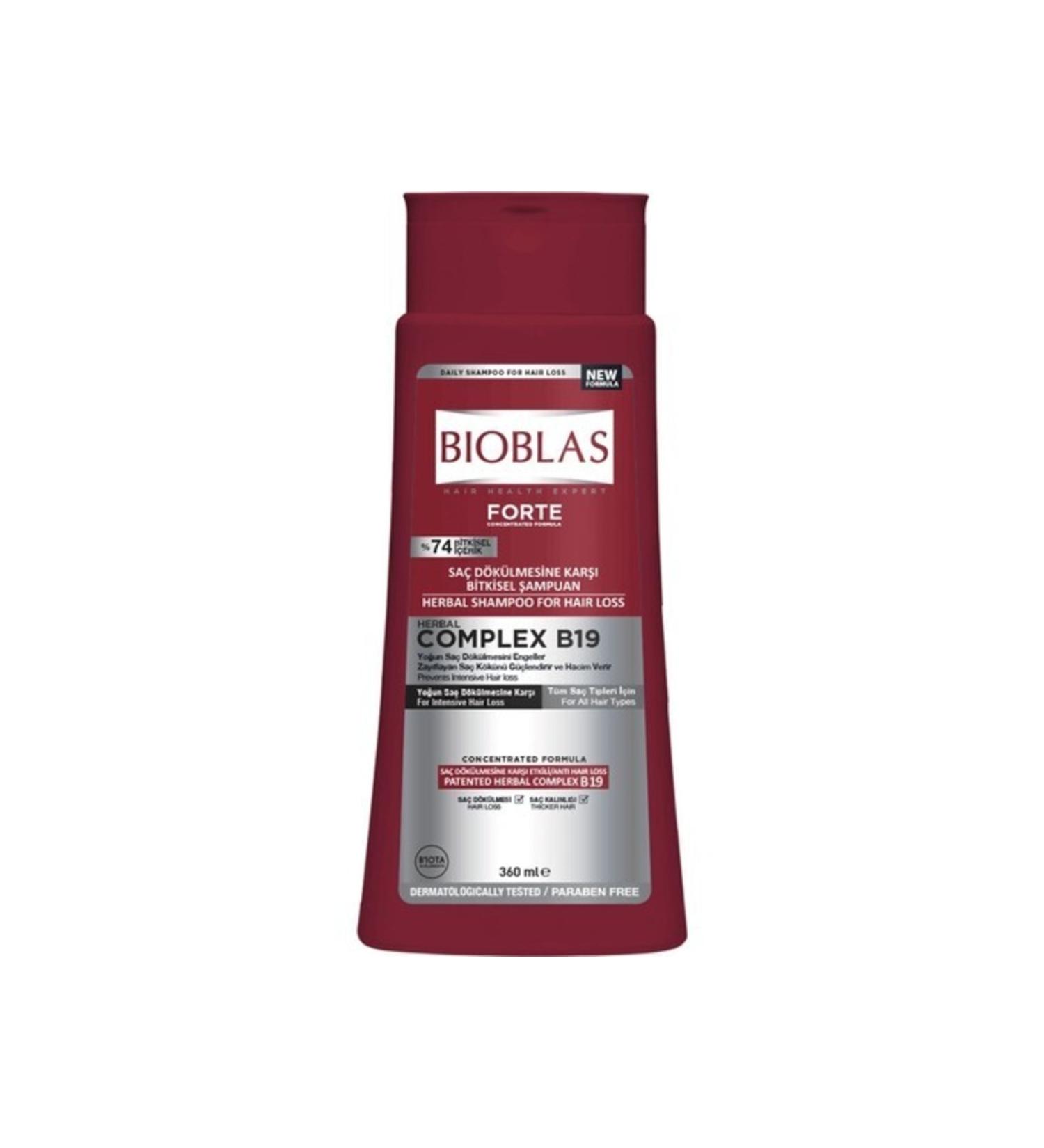 Bioblas Forte Shampoo 360 Ml Shampoo - Buy Online on GoSupps.com