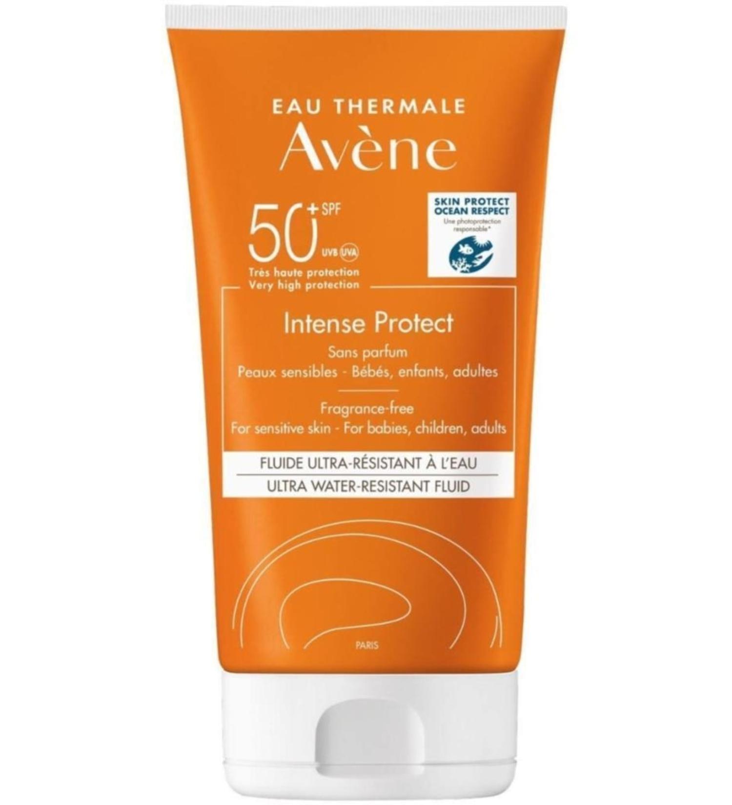 Avene Intense Protect SPF 50+ Sunscreen for Baby Child and Adult Use 150 ml