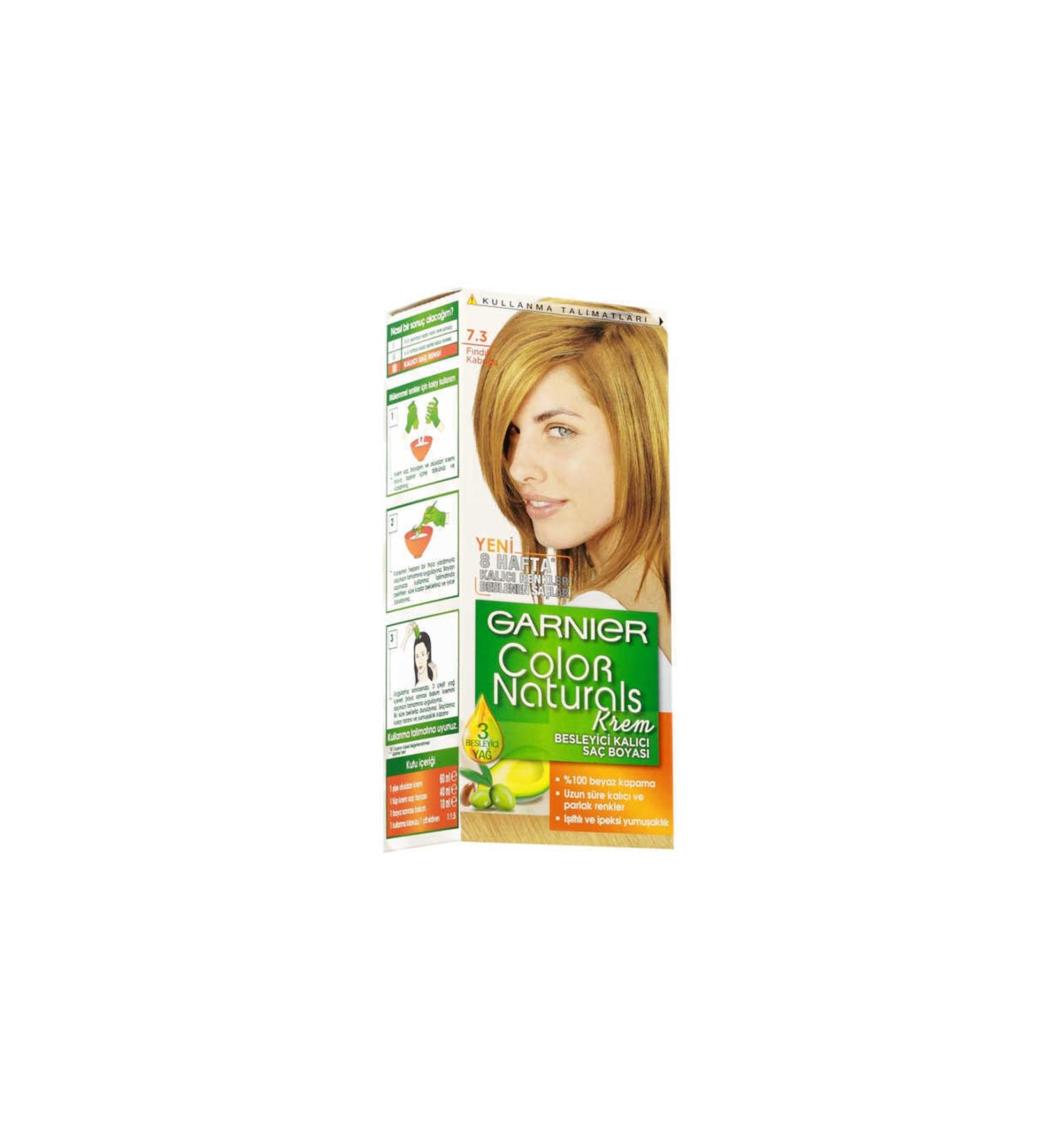 Garnier Color Naturals Hair Dye 7.3 Hazelnut Shell - Buy Online on GoSupps.com