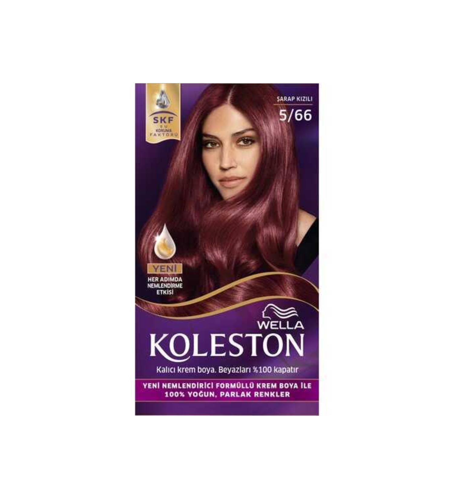 Wella Koleston Kit Hair Dye Wine Red 5/66