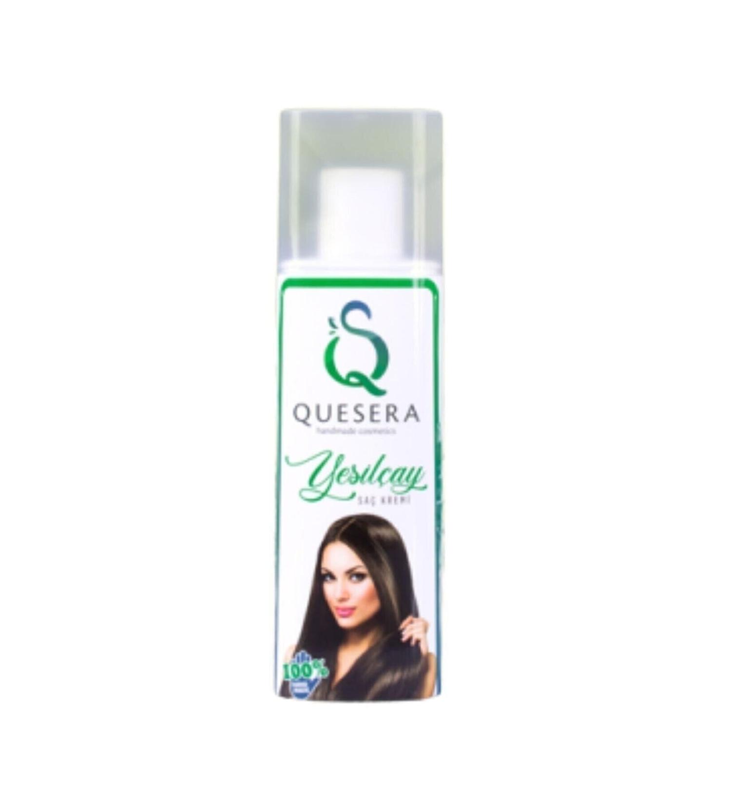 Quesera Handmade Cosmetics Natural Green Tea Hair Conditioner Handmade Dermo Cosmetics 200 Mle.