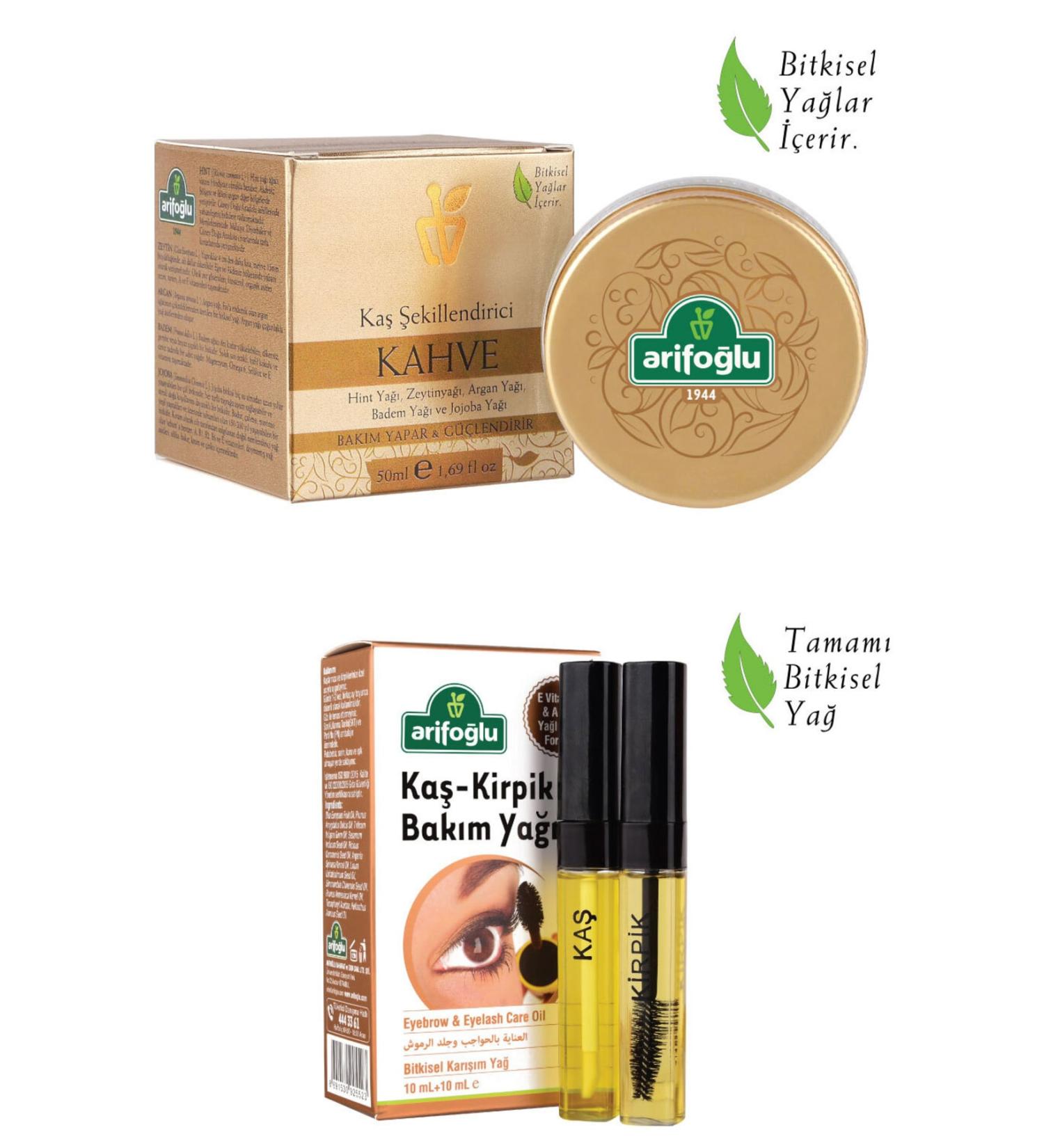 Arifo lu Eyebrow Eyelash Care and Eyebrow Shaping COFFEE Set - Buy Online on GoSupps.com