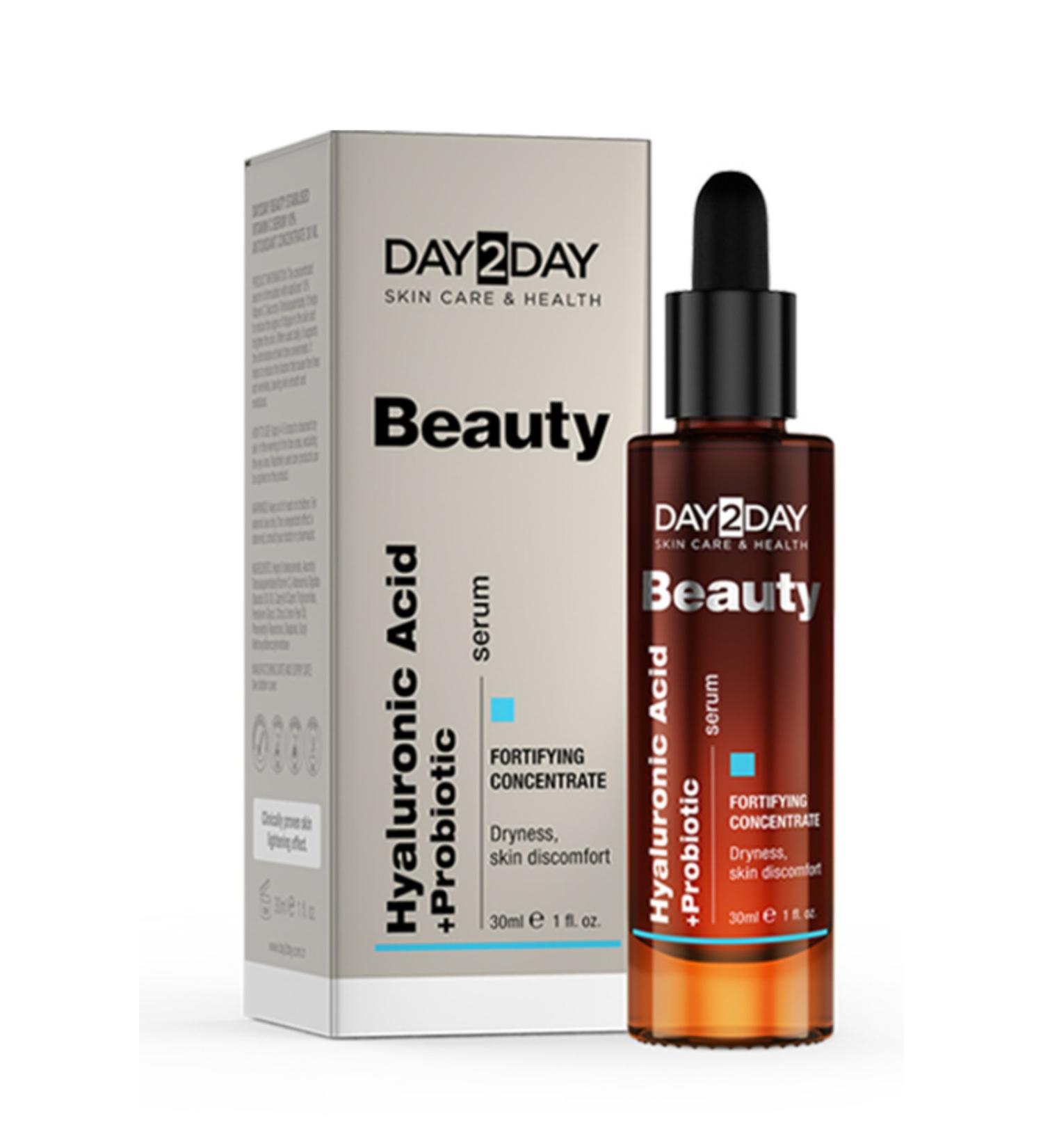 DAY2DAY Beauty Hyaluronic Acid + Probiotic Serum 30 Ml