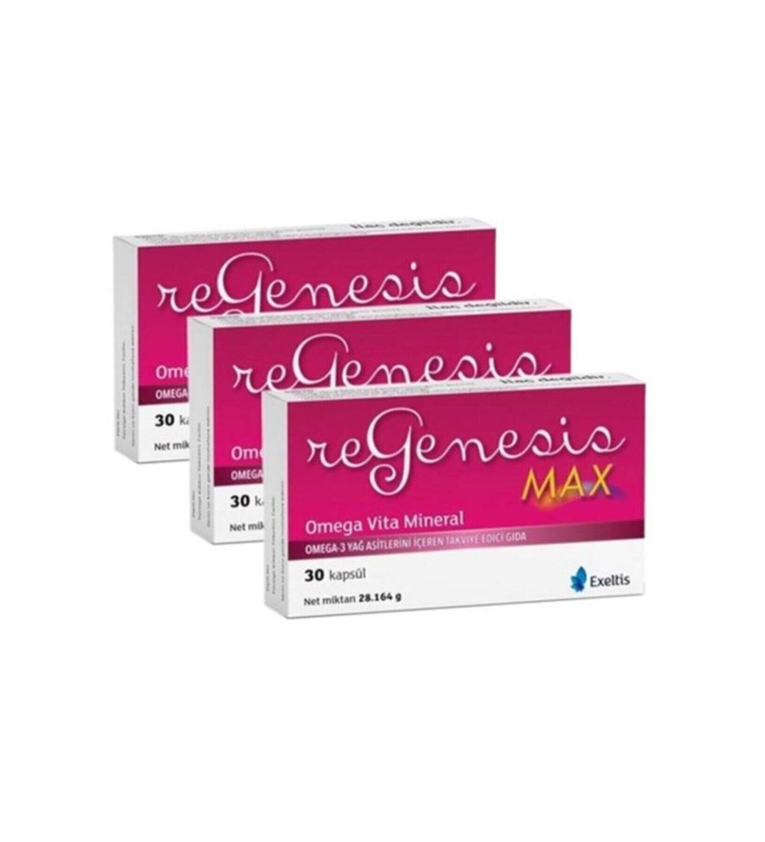 regenesis Max Omega Vita Mineral 30 Capsule 3 Pack