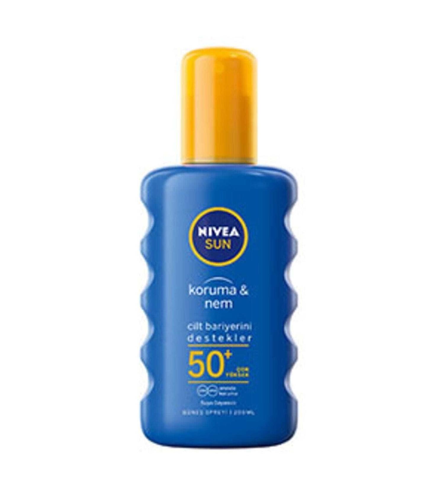 NIVEA Sun Protection & Moisture Moisturizing Sun Spray Gkf 50+ 200 ml