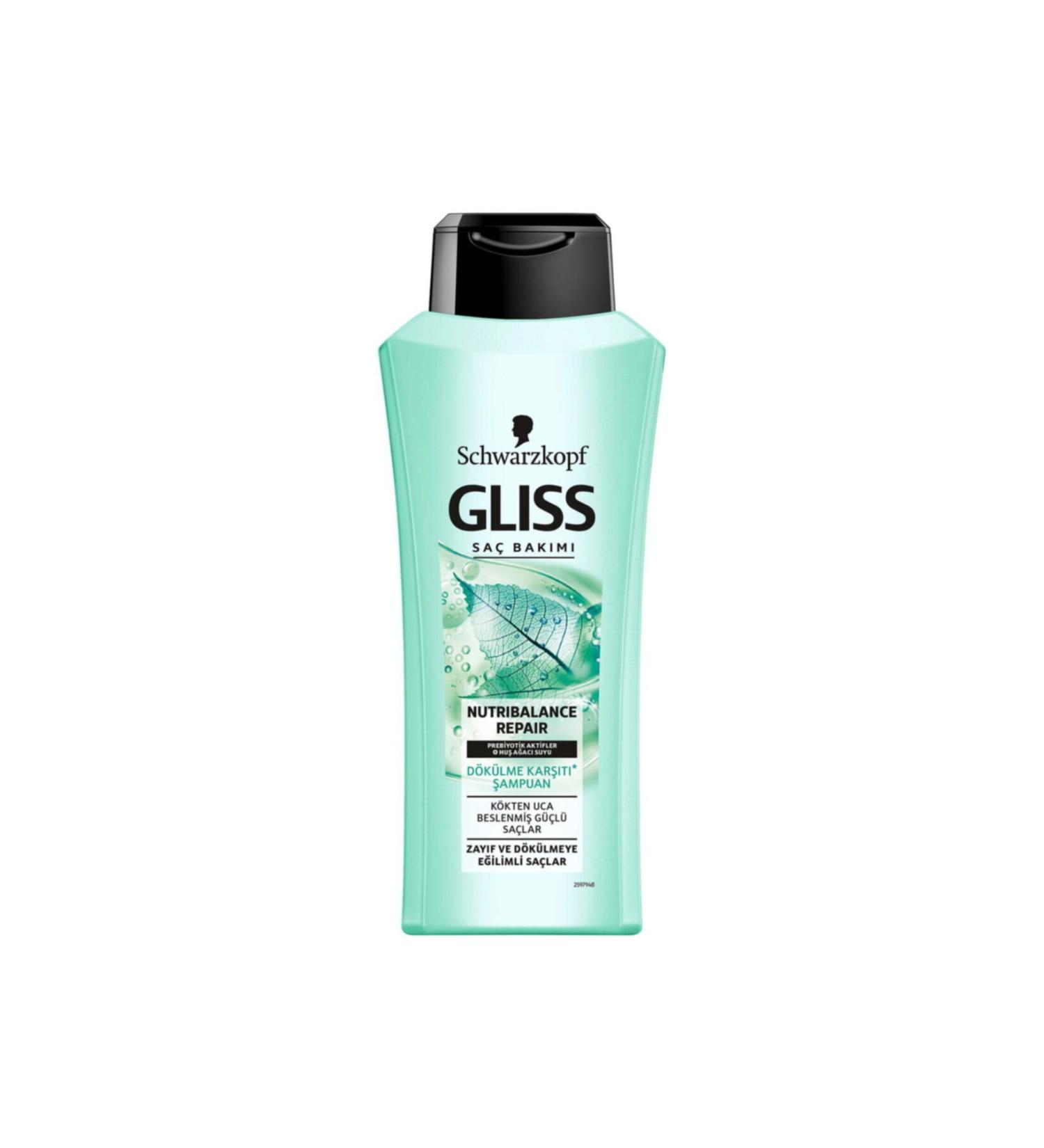Gliss Nutribalance Repair Anti-Hair Loss Shampoo 360 ml