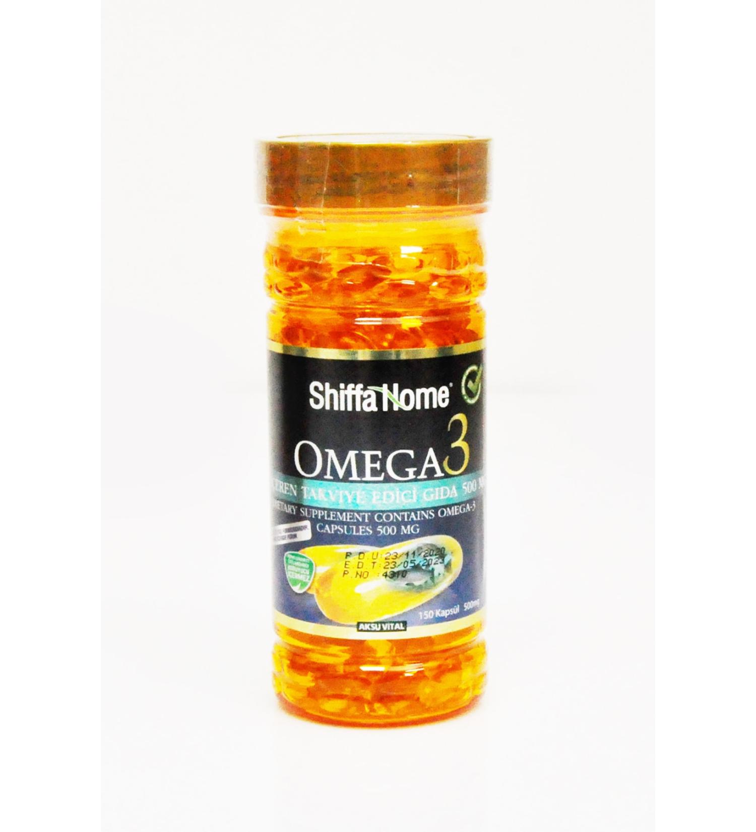 Shiffa Home Omega-3 Softgel 150 Softgel 500 mg