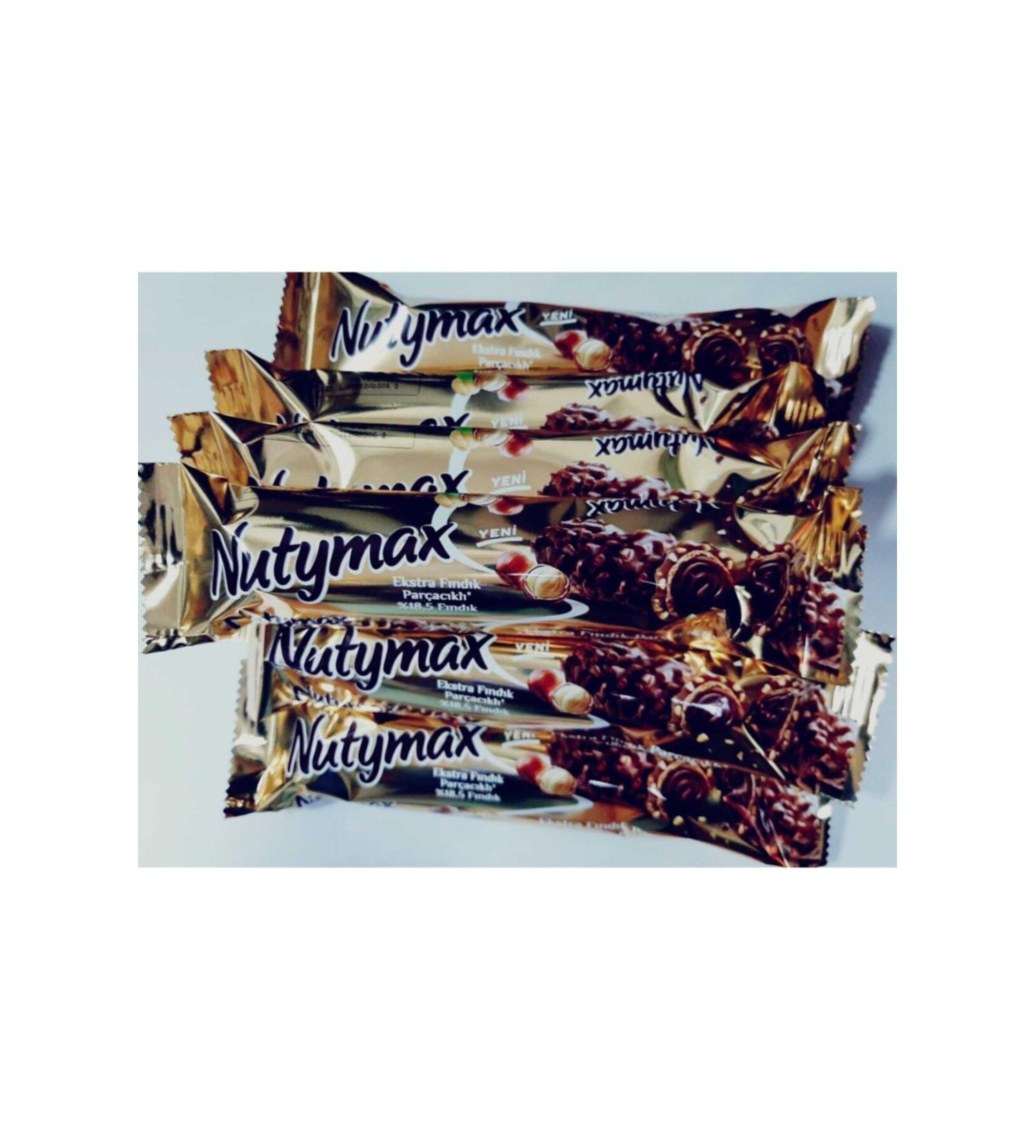 len Nutymax Extra Hazelnut Piece Wafer 40 g X 12 Pieces