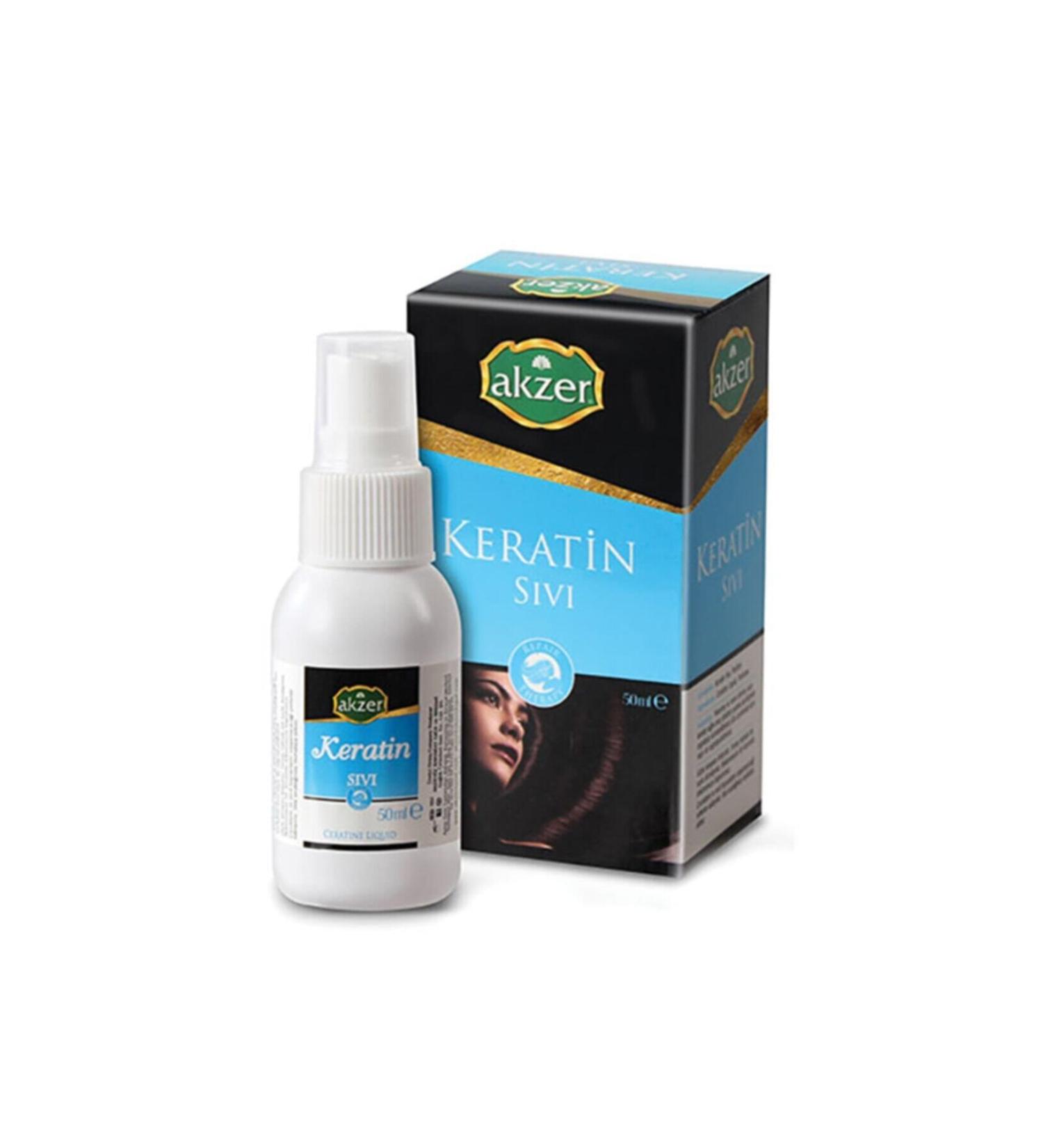 Akzer Liquid Keratin Keratin Oil 50 Cc