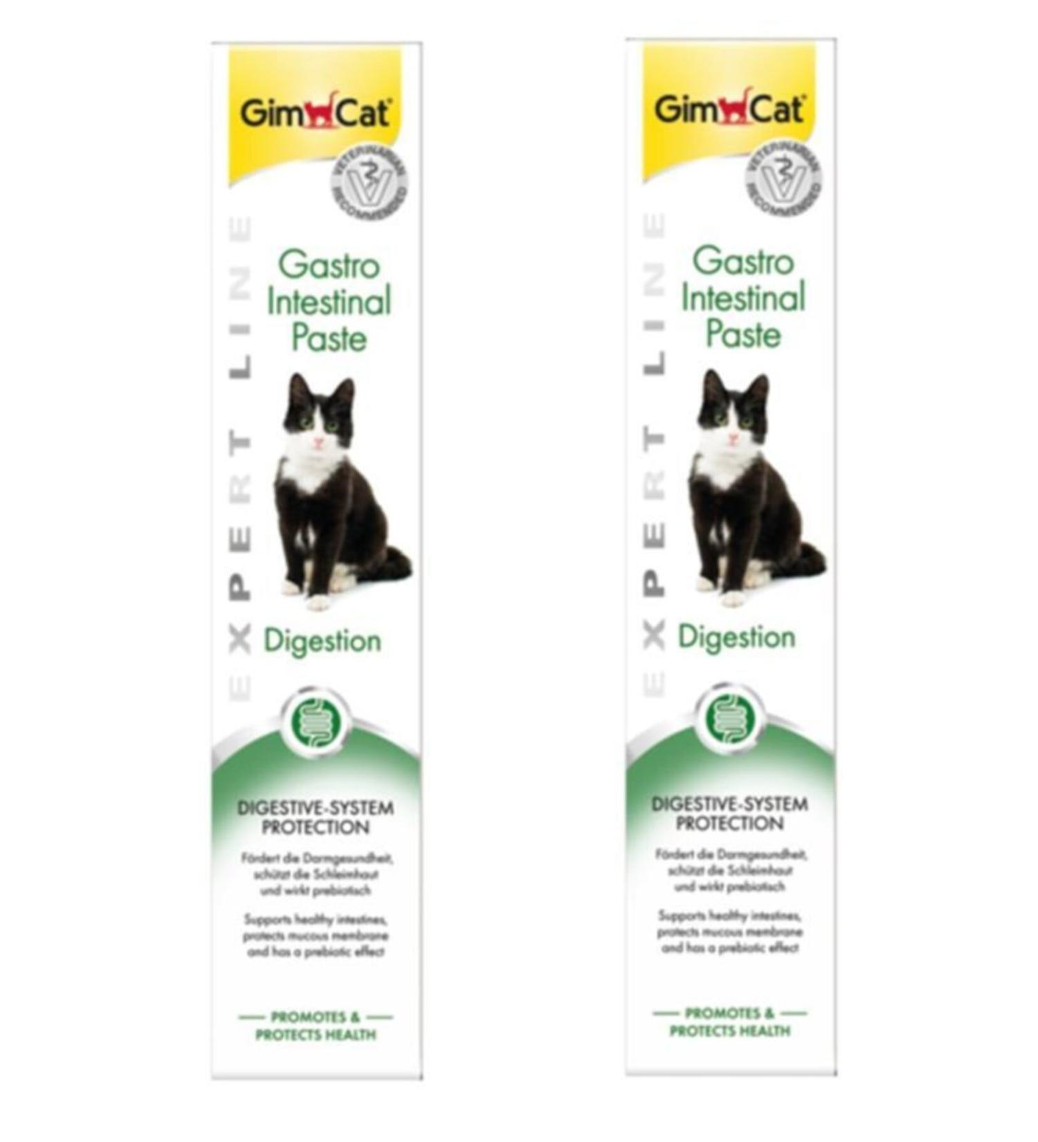 Gimcat Gastro Intestinal Paste Digestive Supporting Cat Paste 50 gr x 2 Pieces