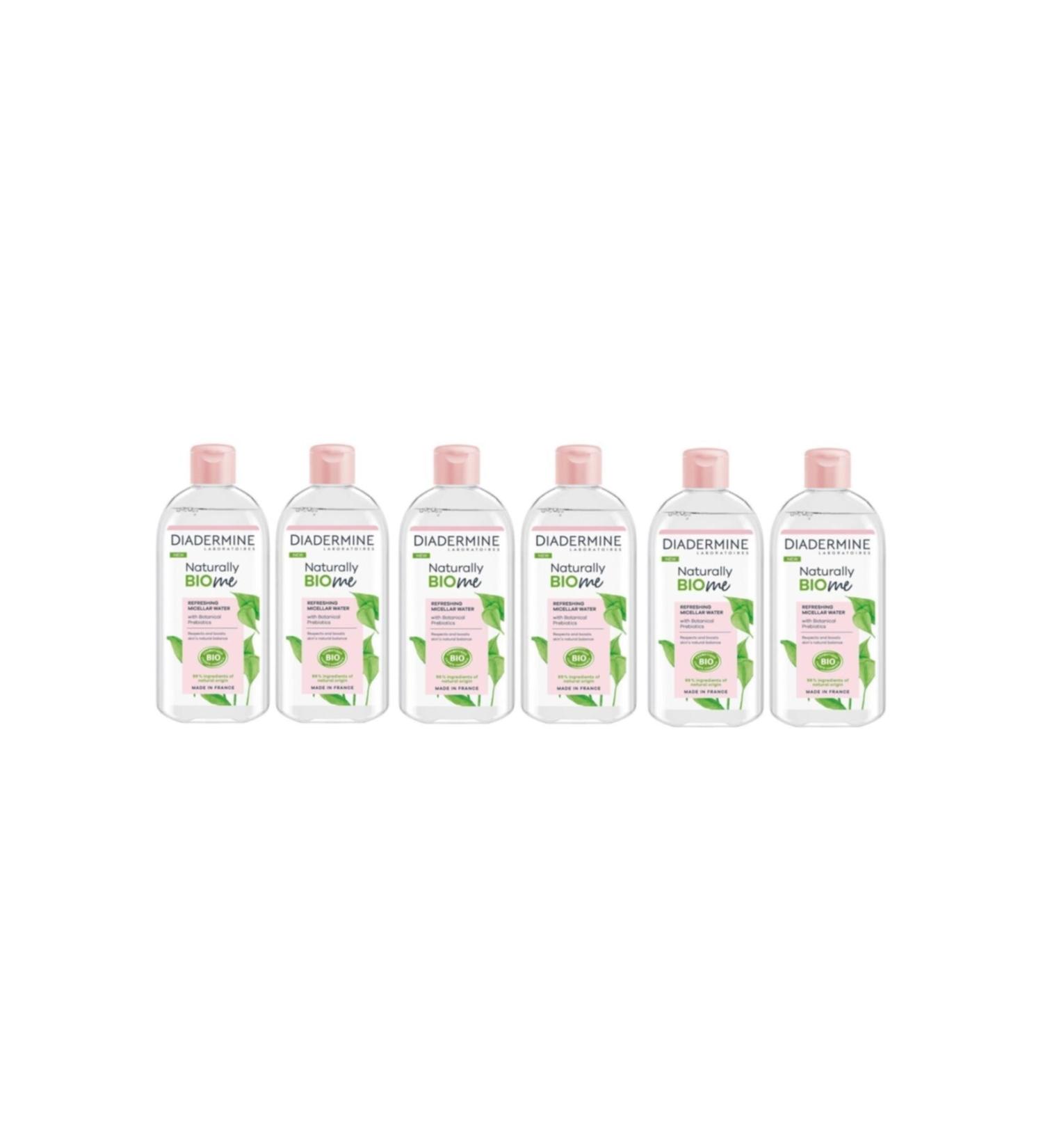 Diadermine Bio Me Refreshing Micellar Make-Up Remover Water 400ml(6 Pieces)
