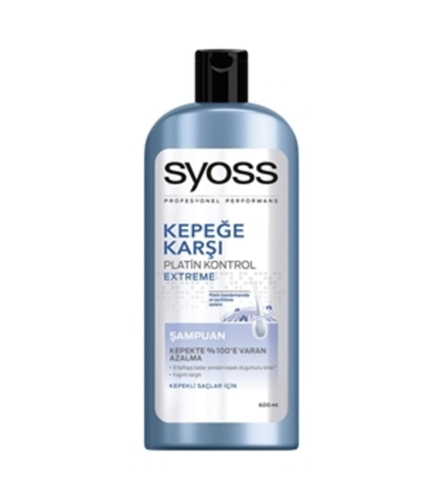 Syoss Anti-Dandruff Platinum Control Shampoo 550 ml