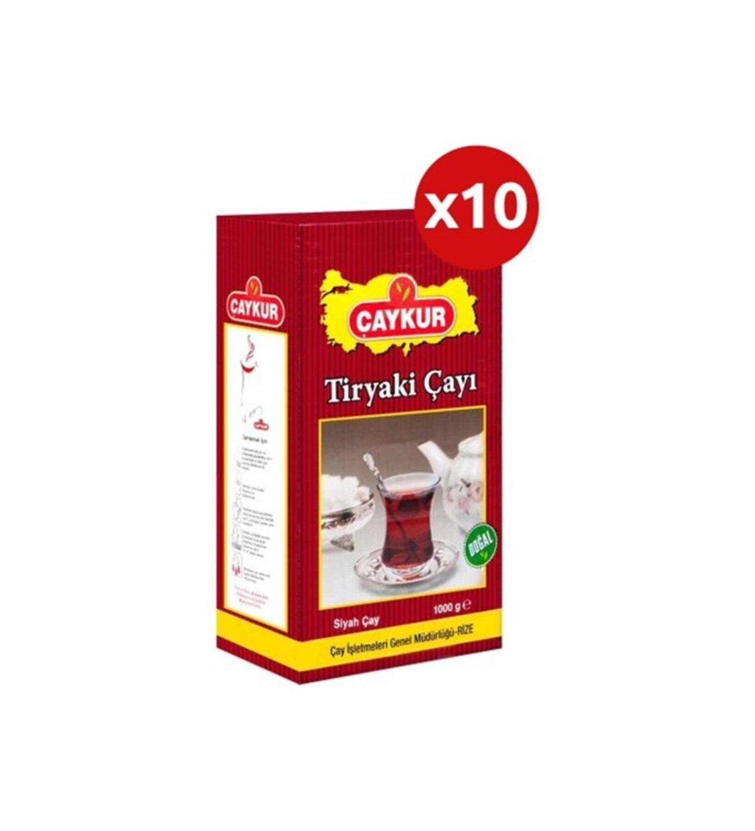 aykur Tiryaki Tea 1 Kg X 10 Pieces
