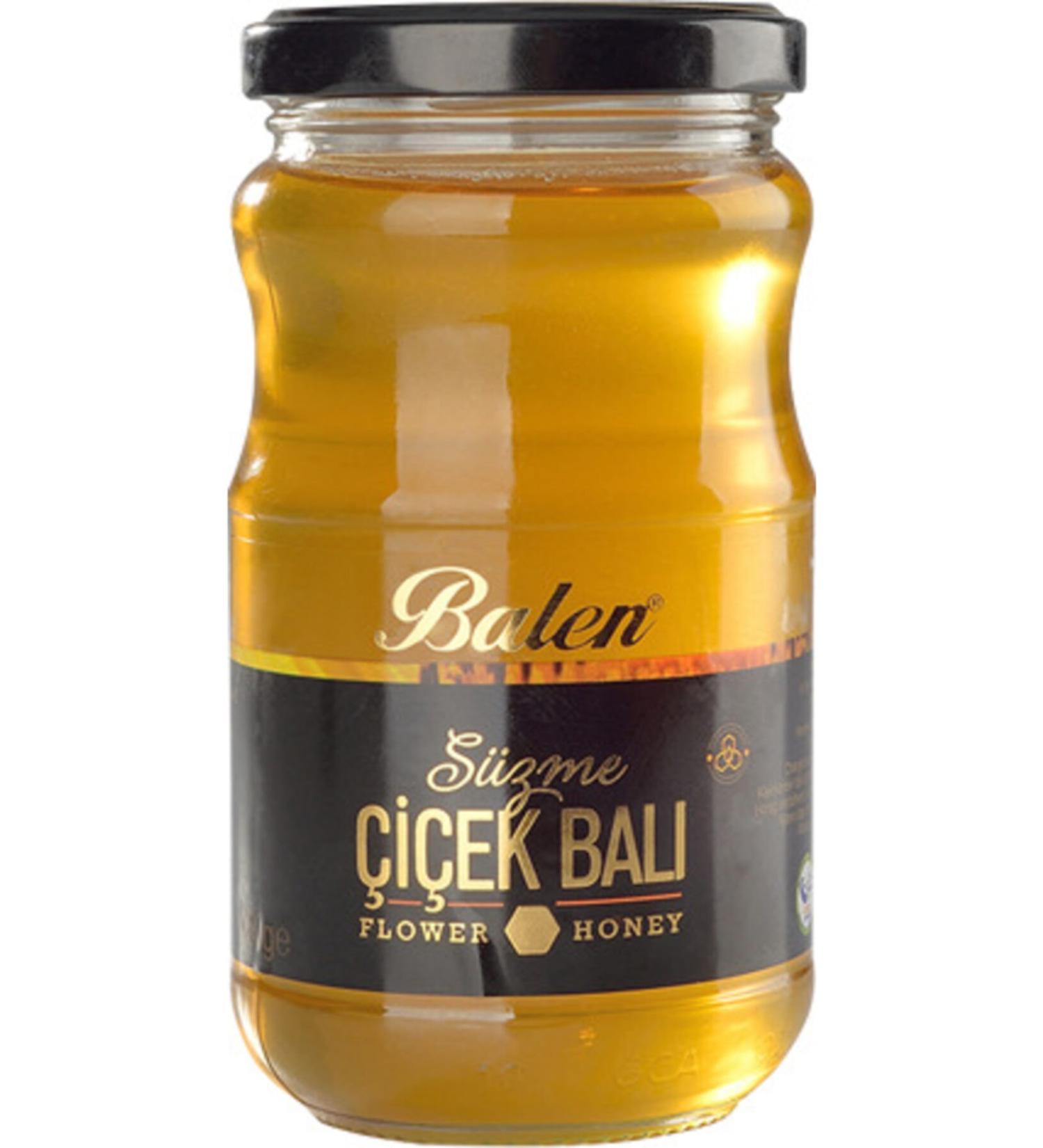 Balen Organic Flower Honey 450gr Does Not Contain Preservatives or Additives