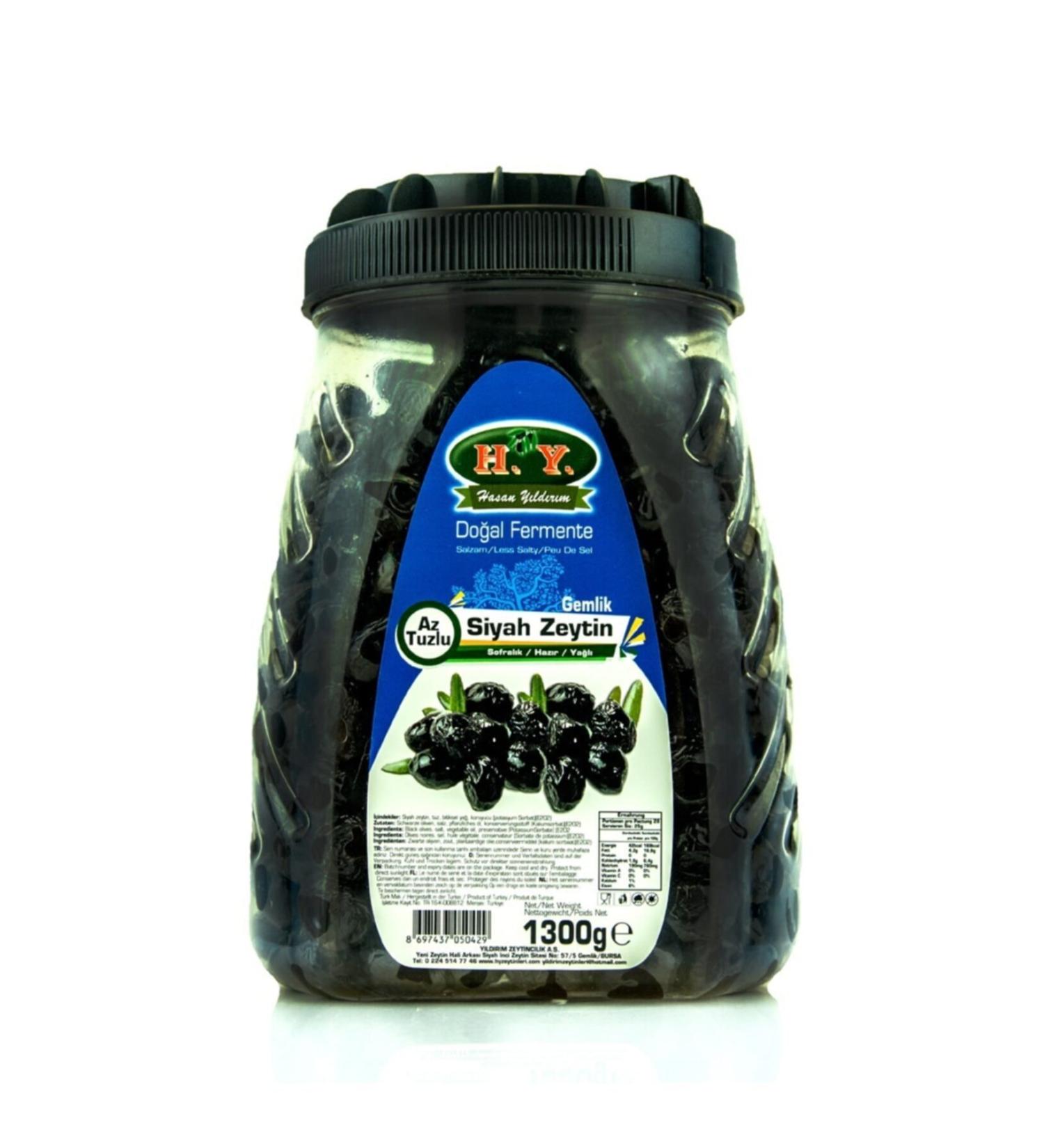 Hakan Y ld r m Less Salty Hy Olive 261-290 1.300 gr. Pet