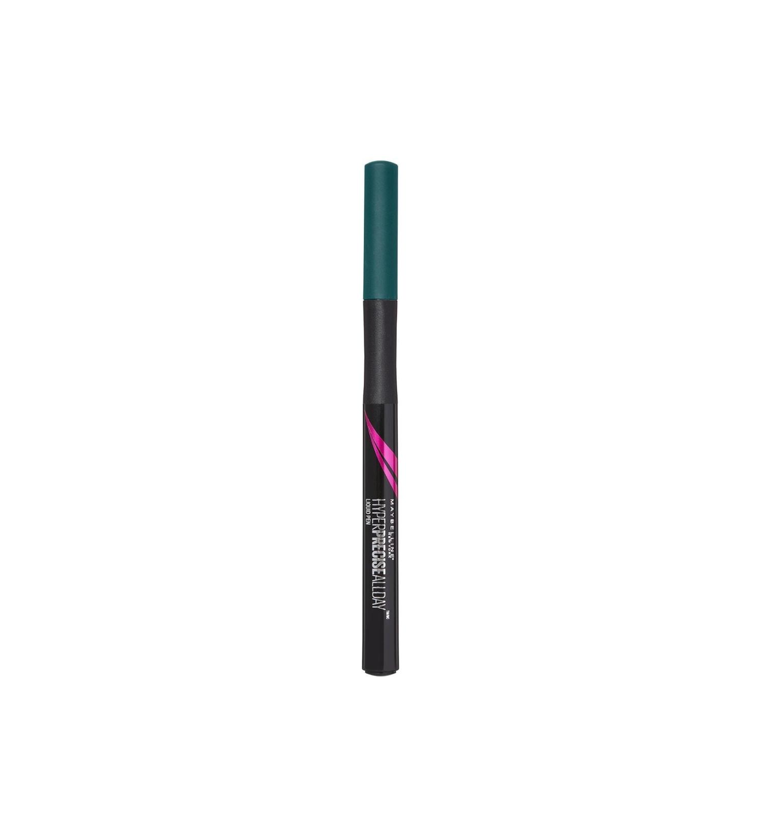 L'Oreal Paris Maybelline Liquid Green Eyeliner - Hyper Precise All Day Eyeliner Jungle Vert 3600531047788 - Buy Online on GoSupps.com