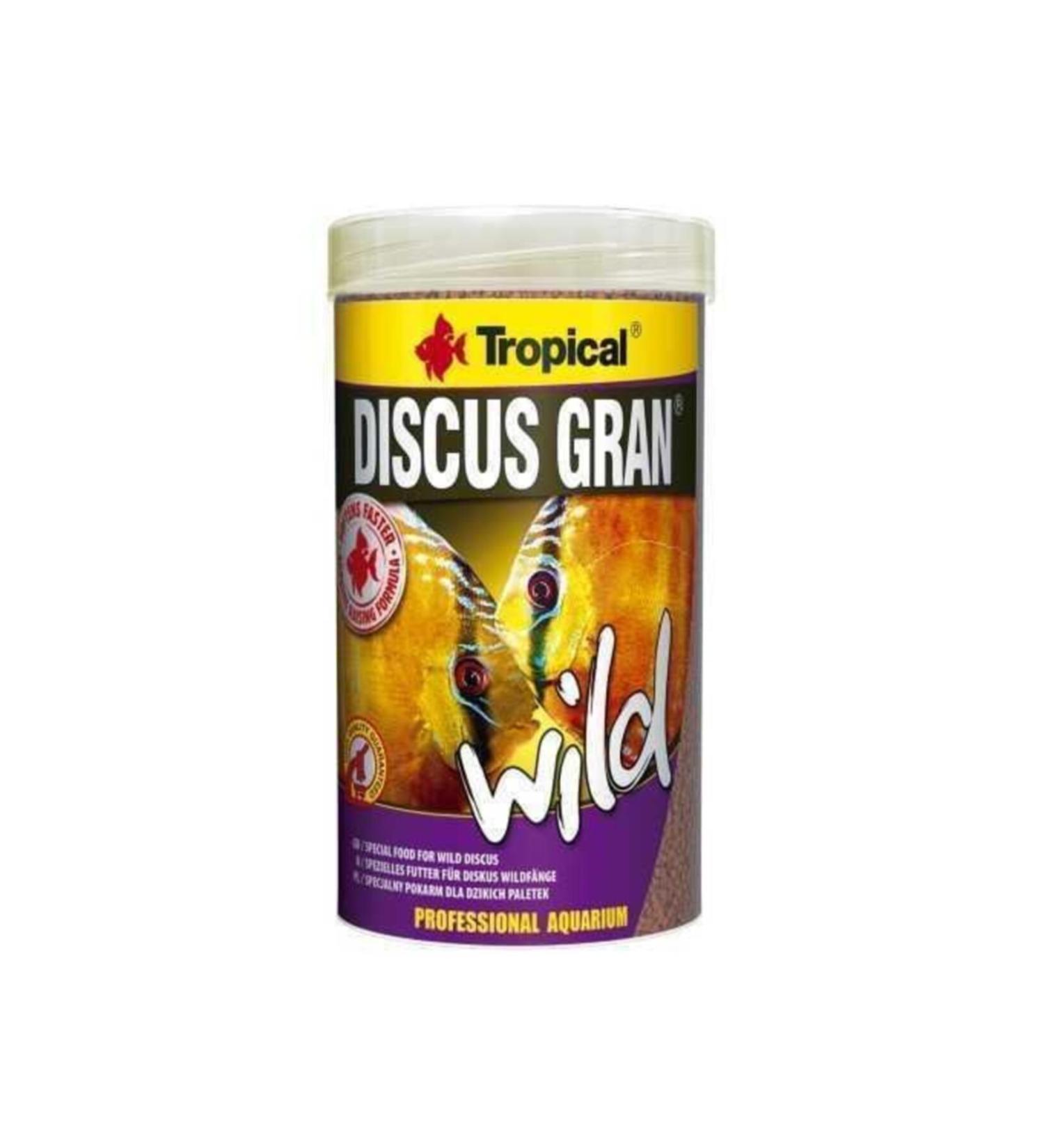 Tropical Discus Gran Wild 250 gr Bag Discus Fish Food