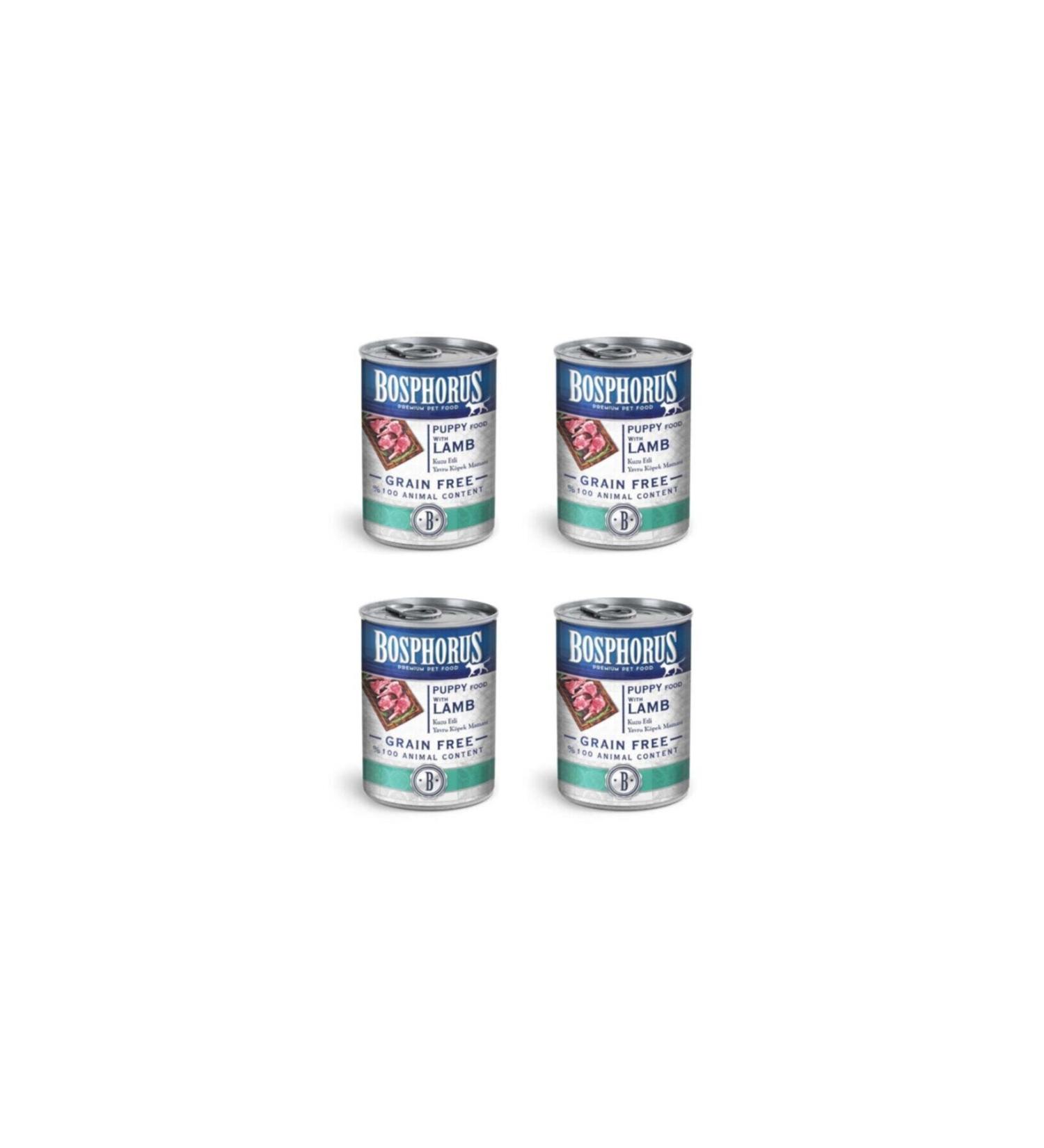 Bosphorus Grain-Free Lamb Puppy Food Pack of 4 (4x Lamb)