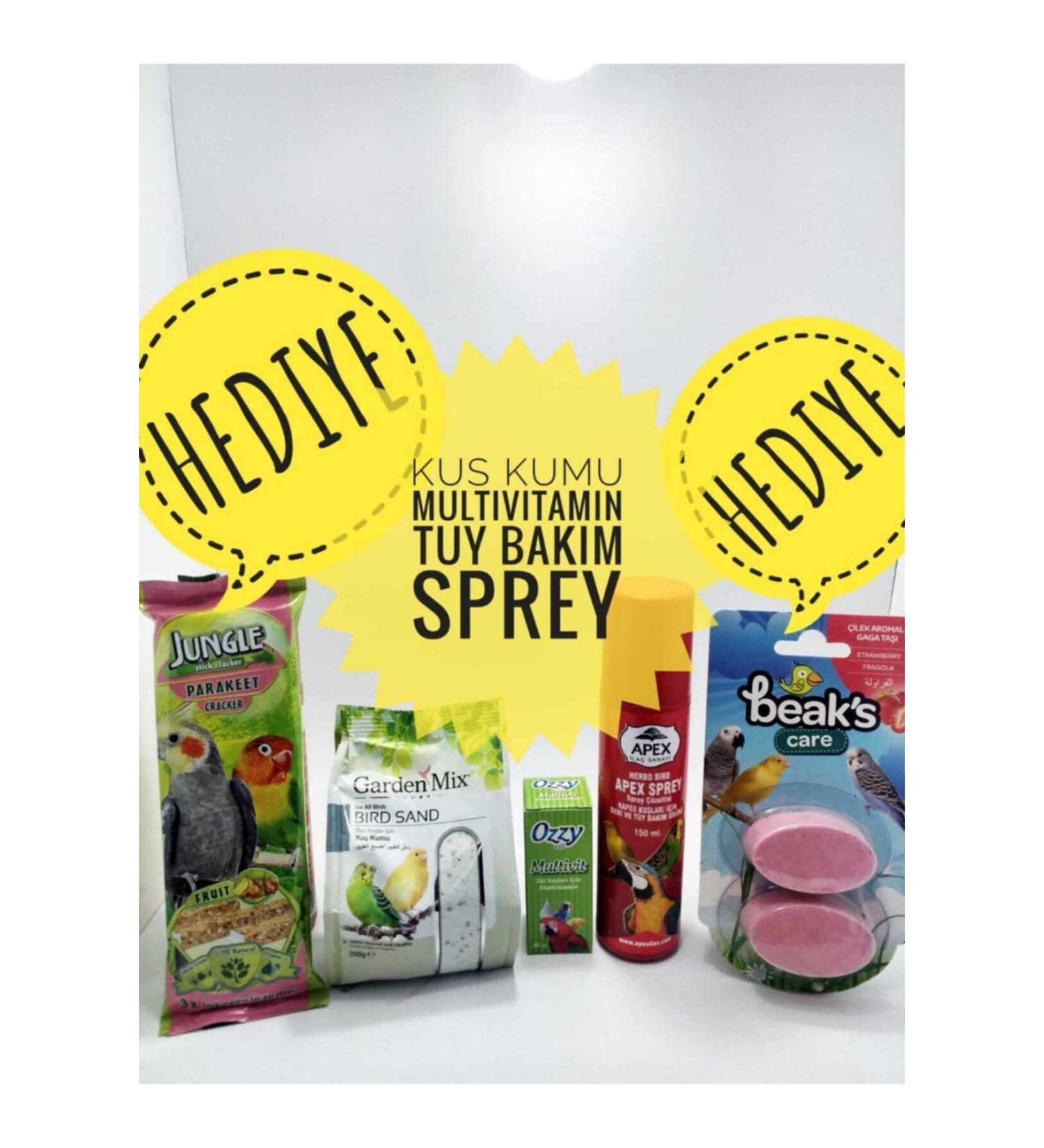 Ozzy Sultan Parrot Litter Multivitamin Feather Care Spray