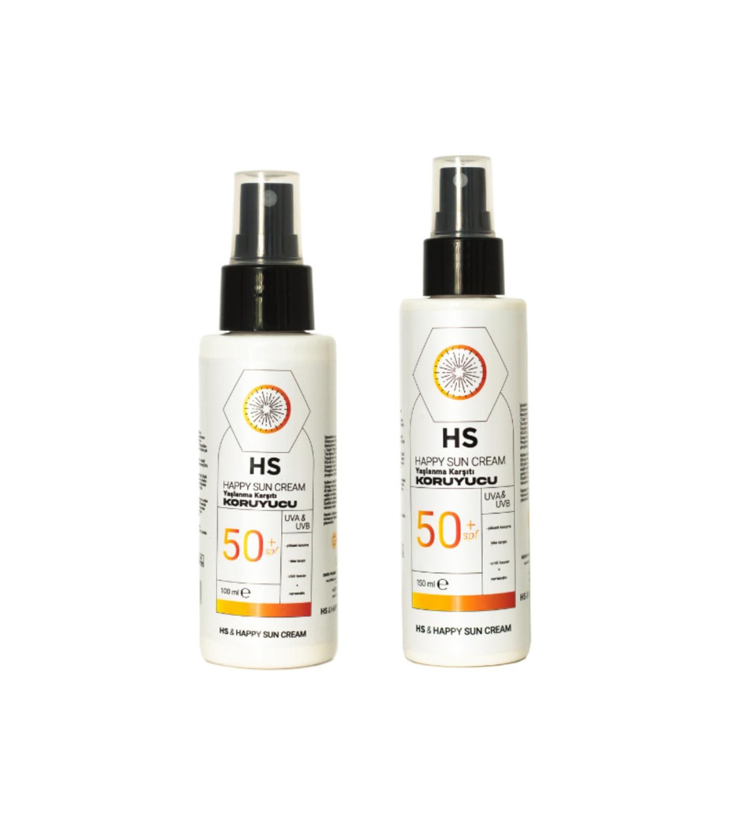 HS Happy Sun Cream Spf 50+ Sunscreen Set