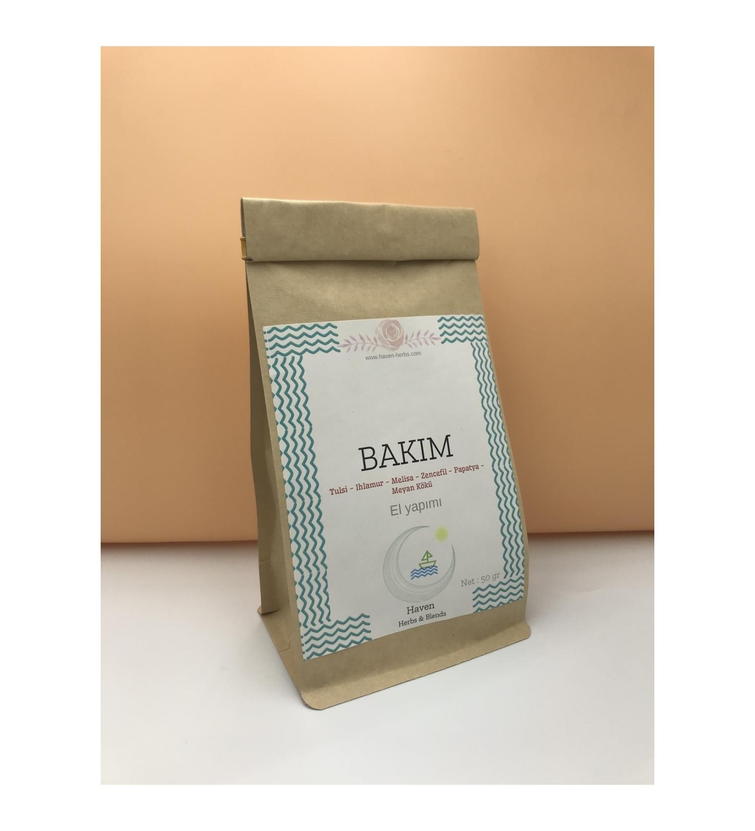 Haven Herbs & Blends Care 50 gr | Linden-tulsi-ginger-melissa-chamomile-fennel-licorice Herbal Tea