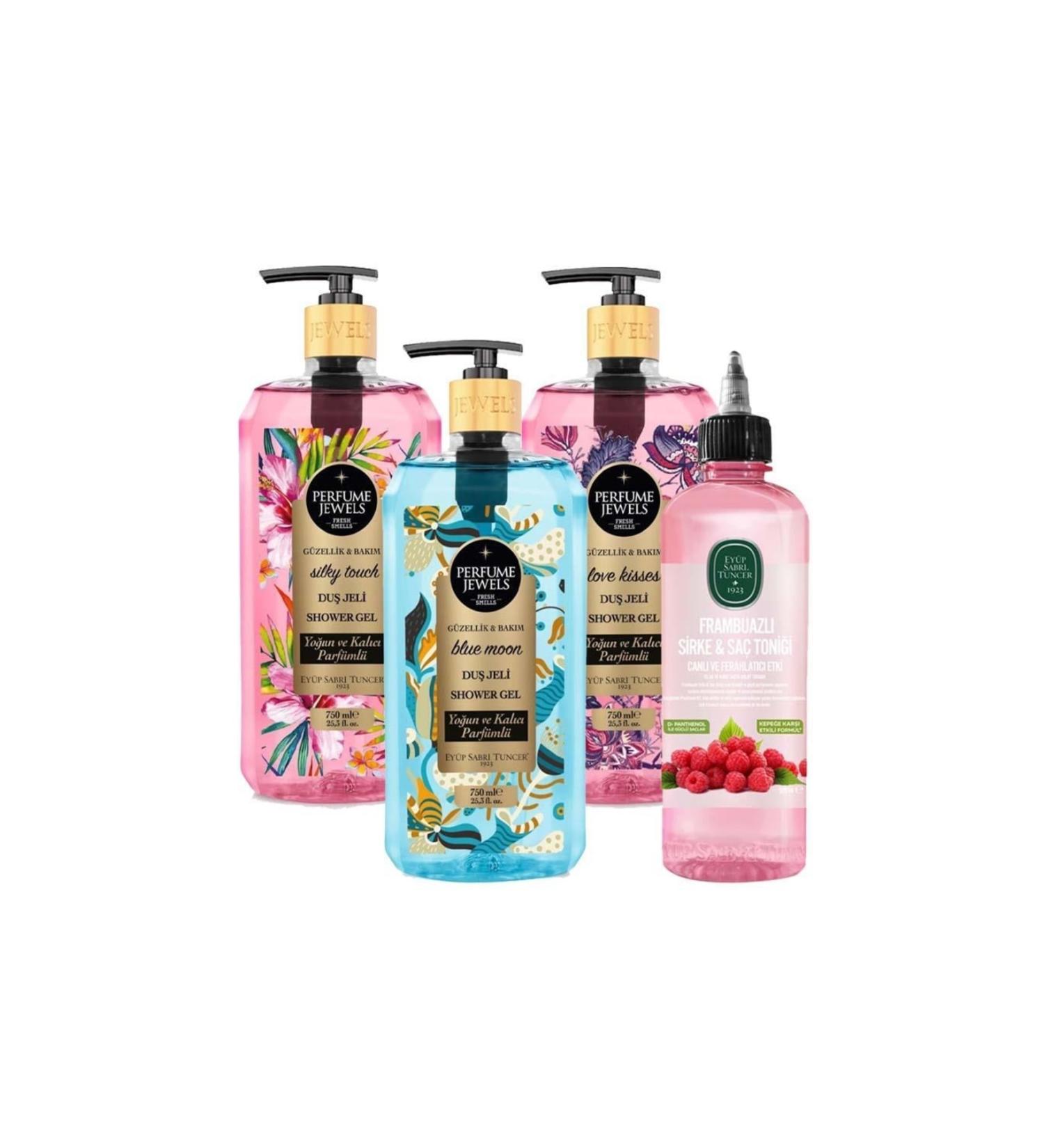 Ey p Sabri Tuncer Blue Moon Silky Touch Love Kisses Shower Gel 750 Ml And Raspberry