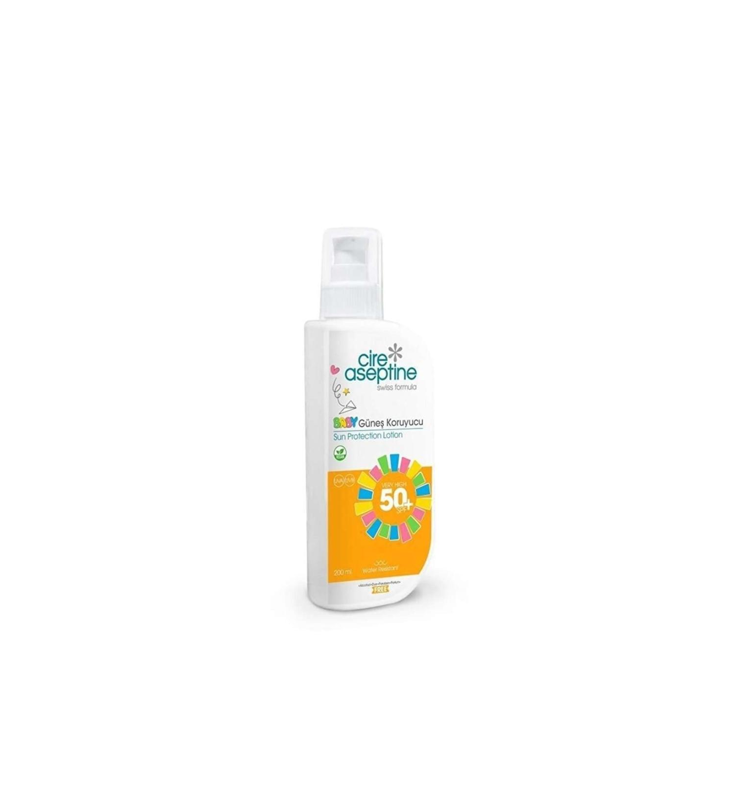 Cire Aseptine Sunscreen Lotion 50+spf Baby 200ml Vegan