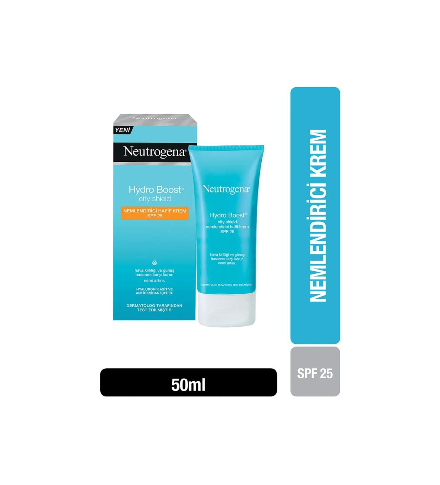Neutrogena Hydro Boost City Shield Super SPF 25 Moisturizer 50_ml.-- Gk Hair Center--