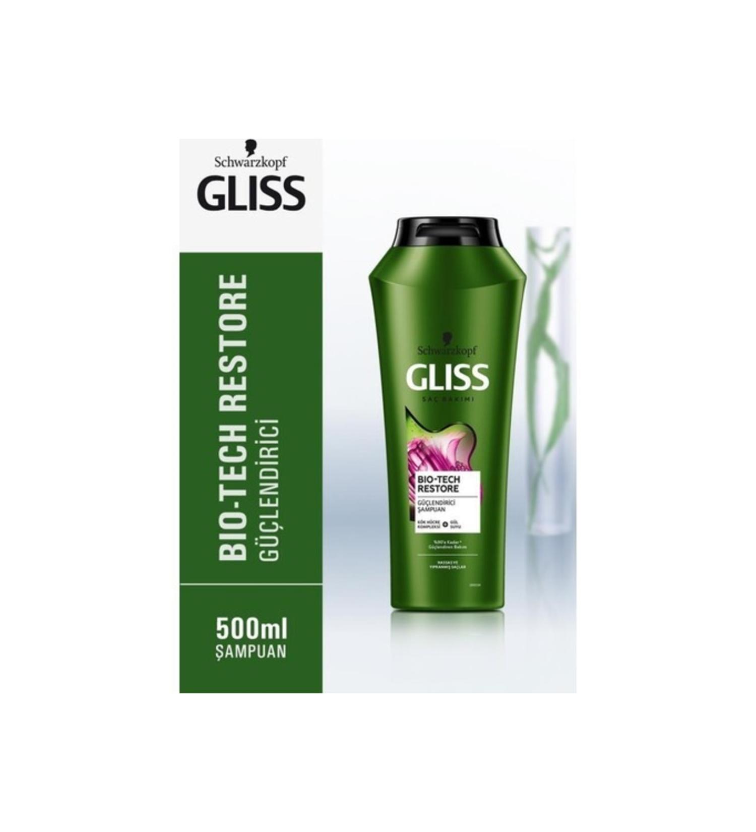 Gliss Bio-tech Strengthening Hair Care Shampoo 500 Ml--Unique Beauty-- - Buy Online on GoSupps.com