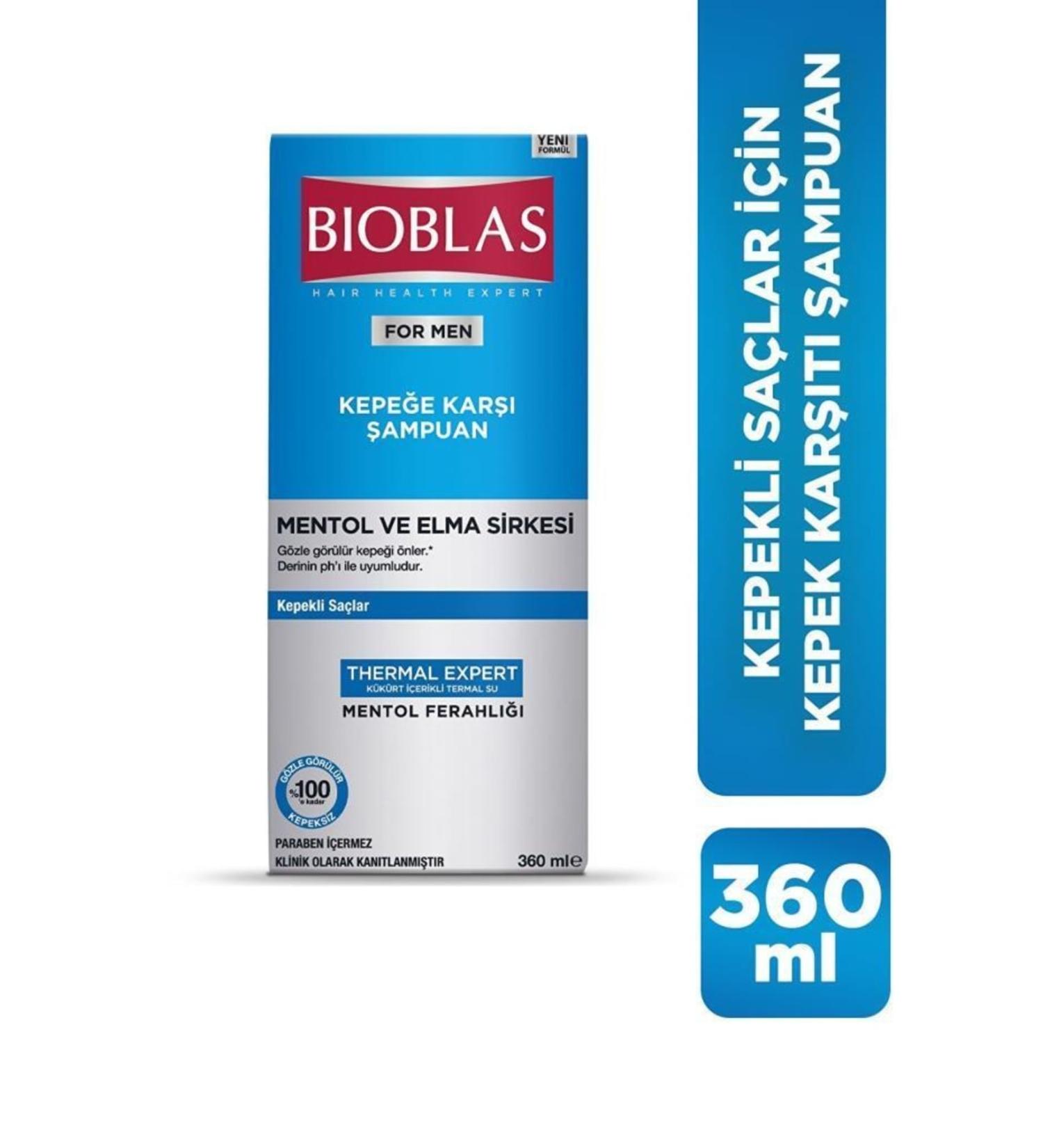 Bioblas Thermal Expert Men Anti-Dandruff Shampoo 360 Ml