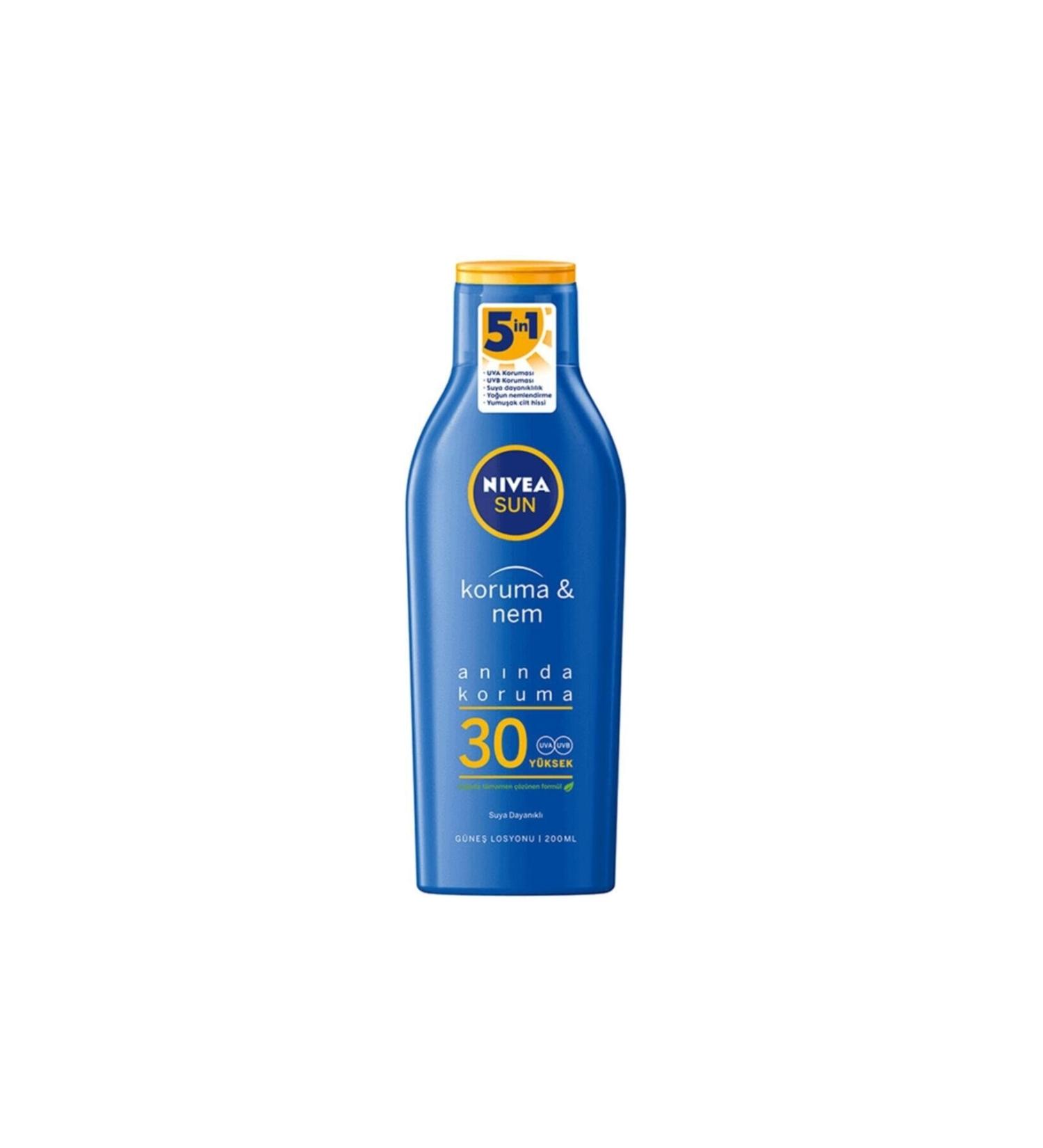 NIVEA Sun Protection & Moisture Sun Lotion Spf 30 200 ml