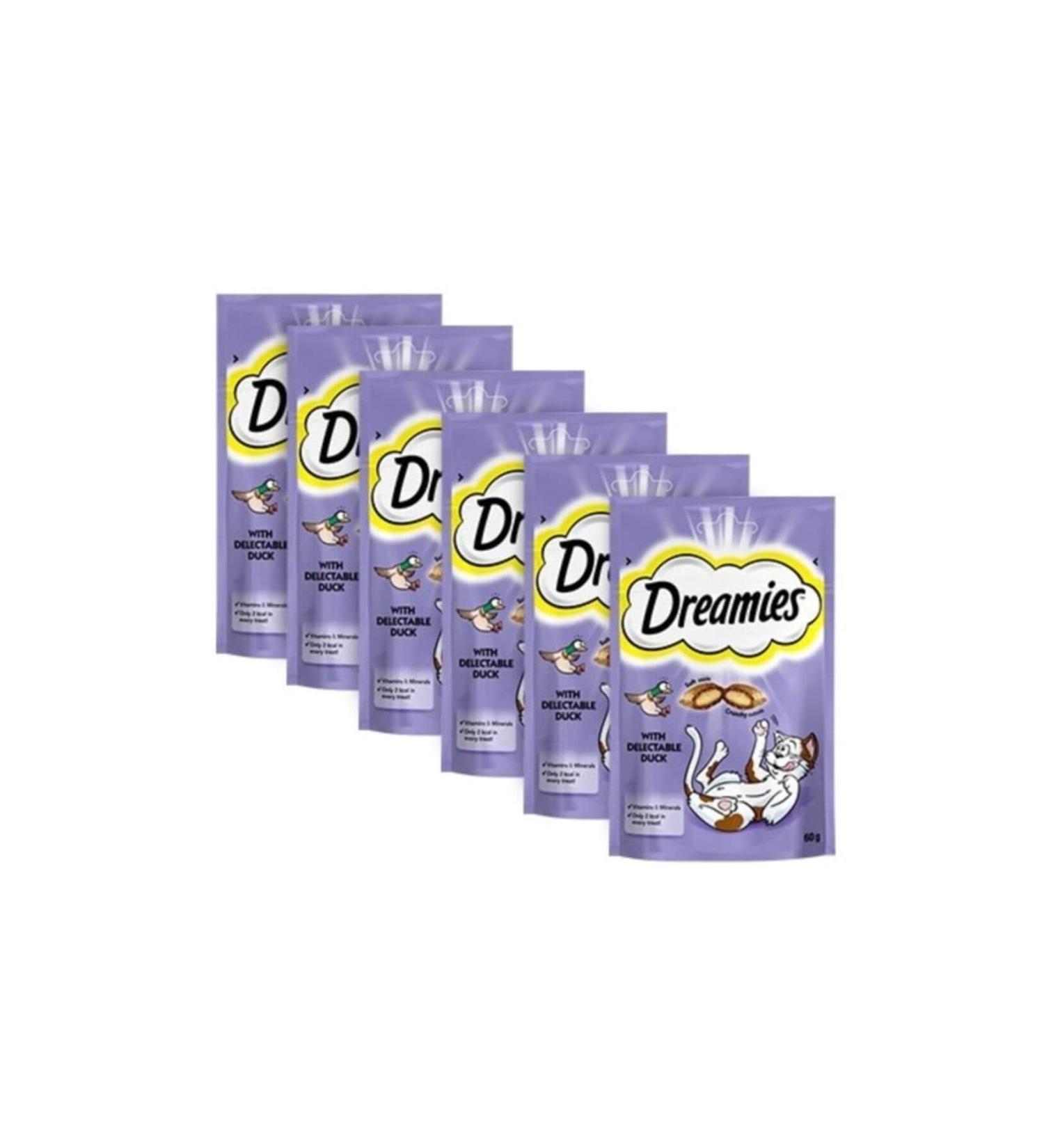 Dreamies Duck Pouch Cat Award 60 Gr X 6 Pieces