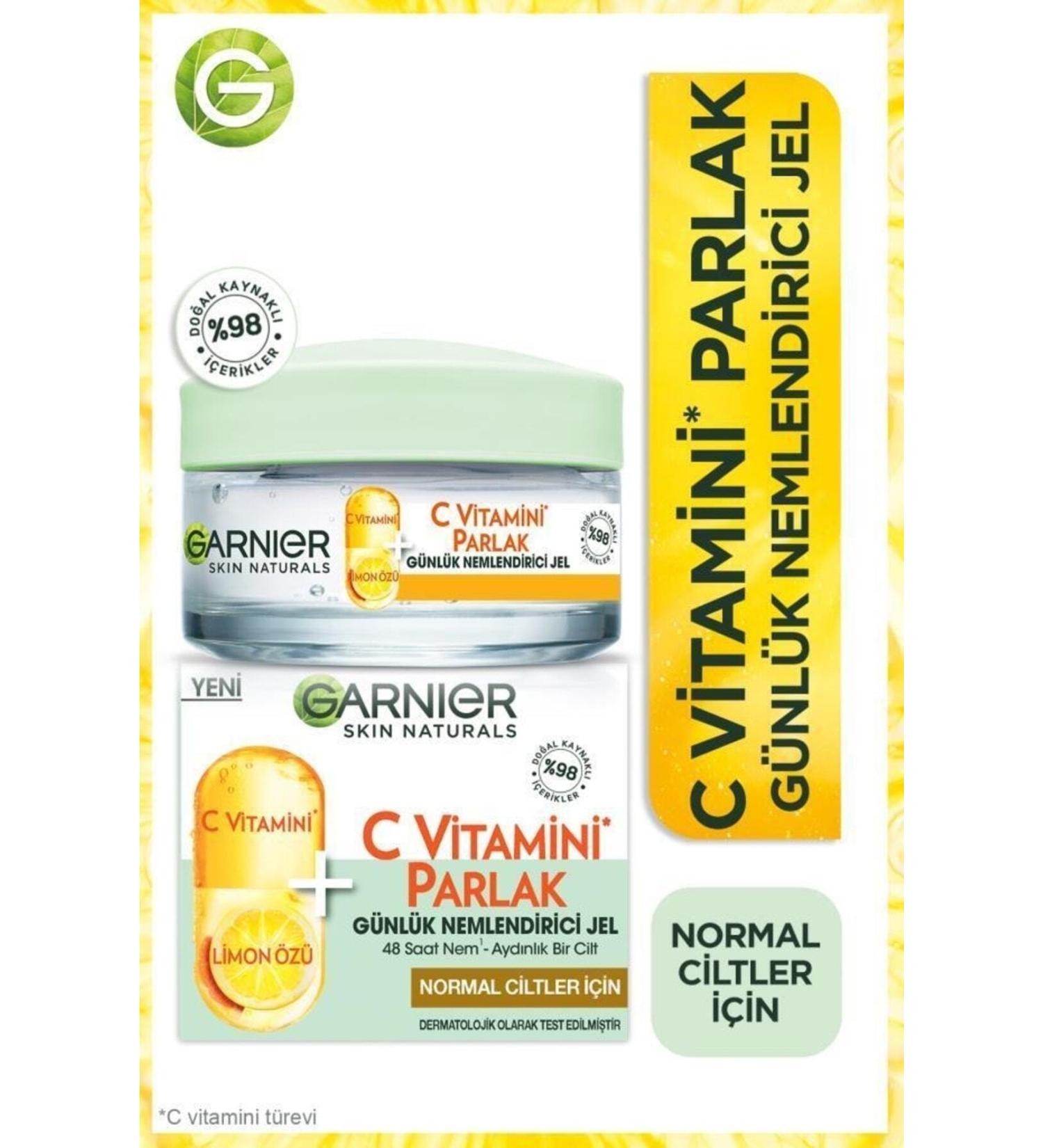 Garnier Vitamin C Brightening Daily Moisturizing Gel**50ml ..nehr1526