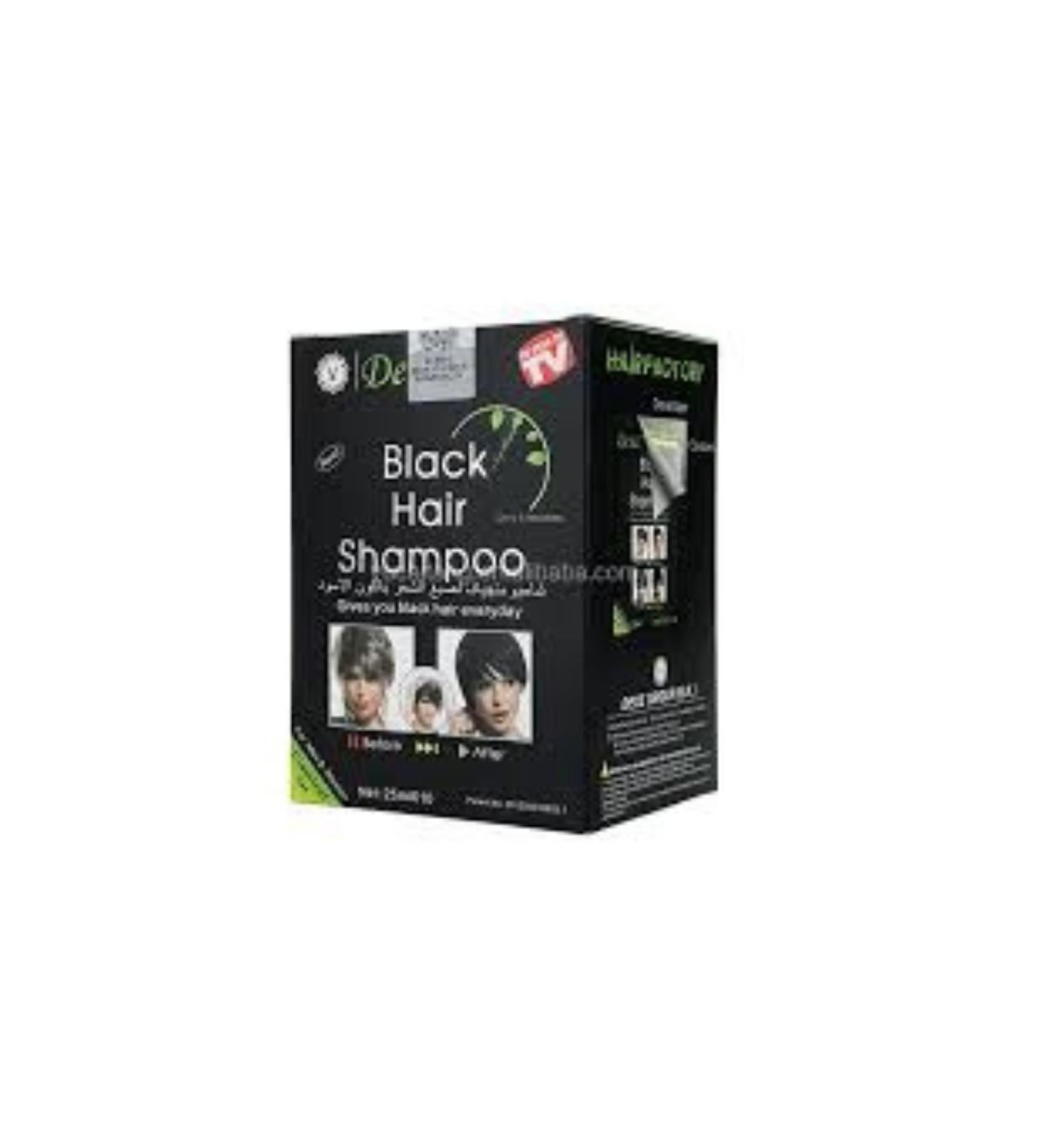 Dexe Black Color Shampoo - Black Hair Shampoo 10x25 Ml